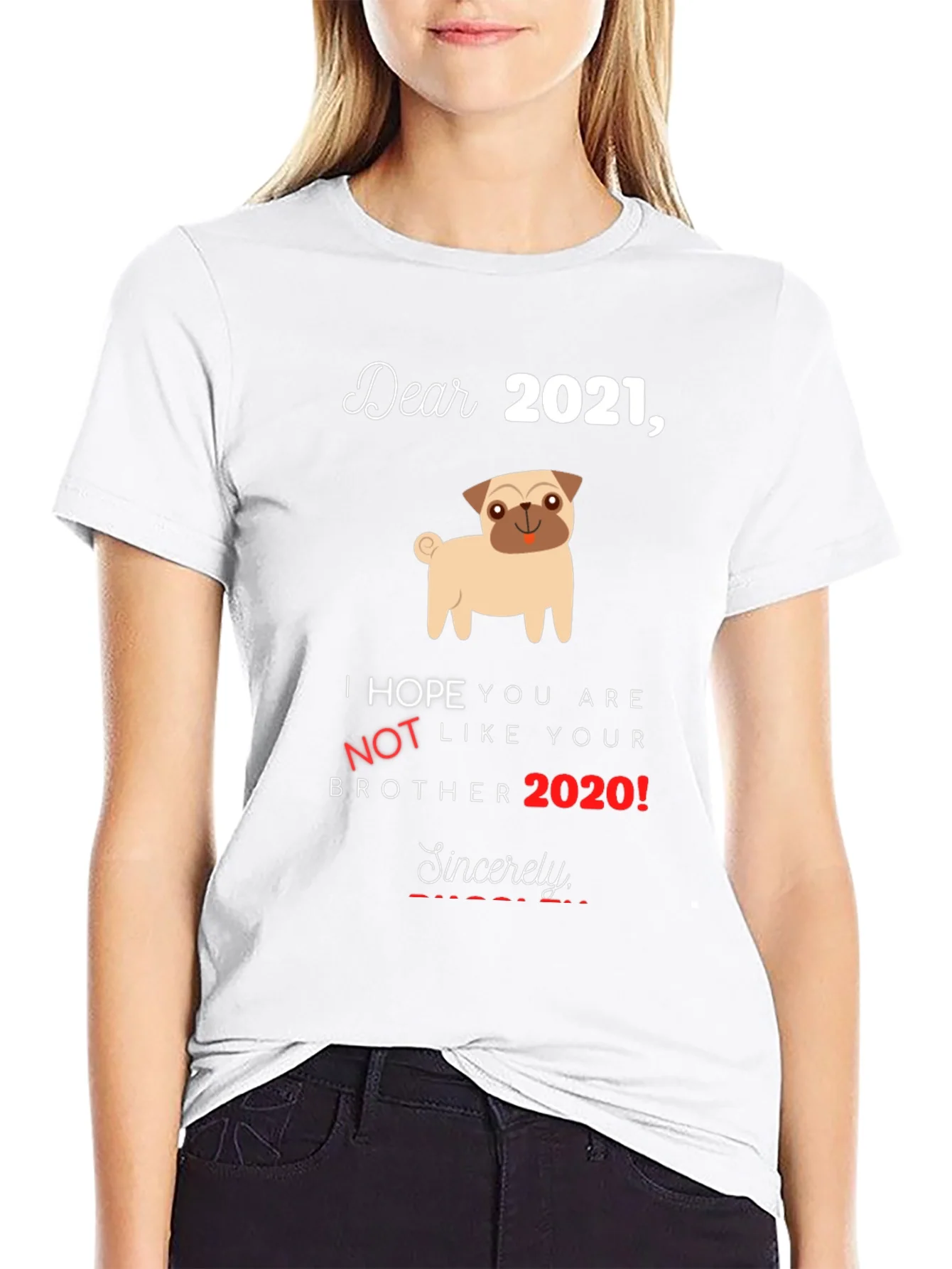 Funny 2021 Hopeful Graphic T-Shirt