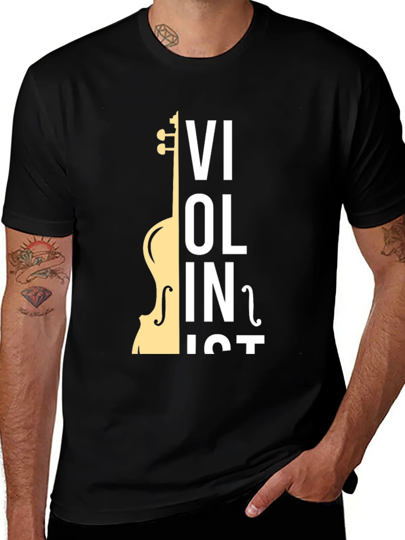 Violinist T-Shirt - Musical Instrument Graphic Tee