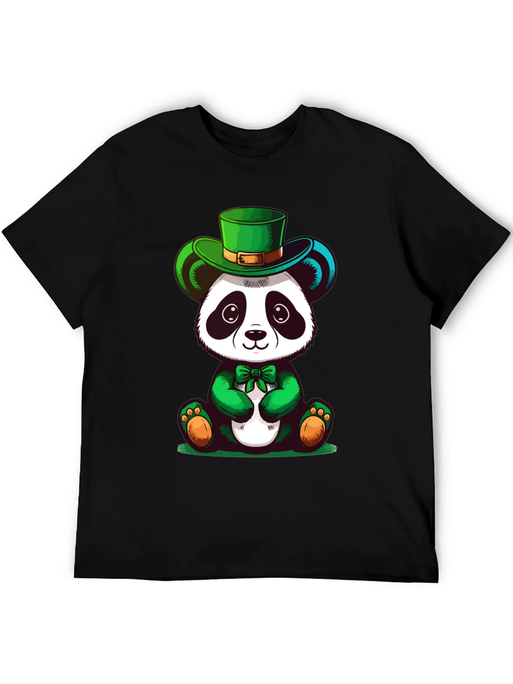 St Patricks Day Panda Graphic Tee