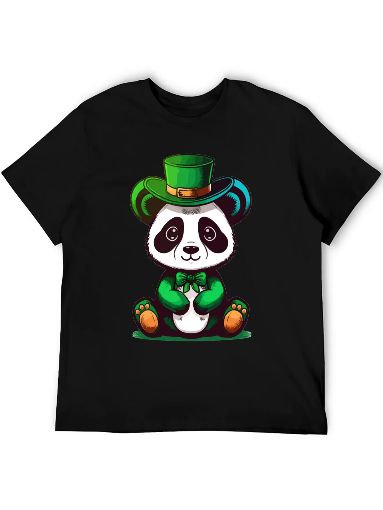 St Patricks Day Panda Graphic Tee