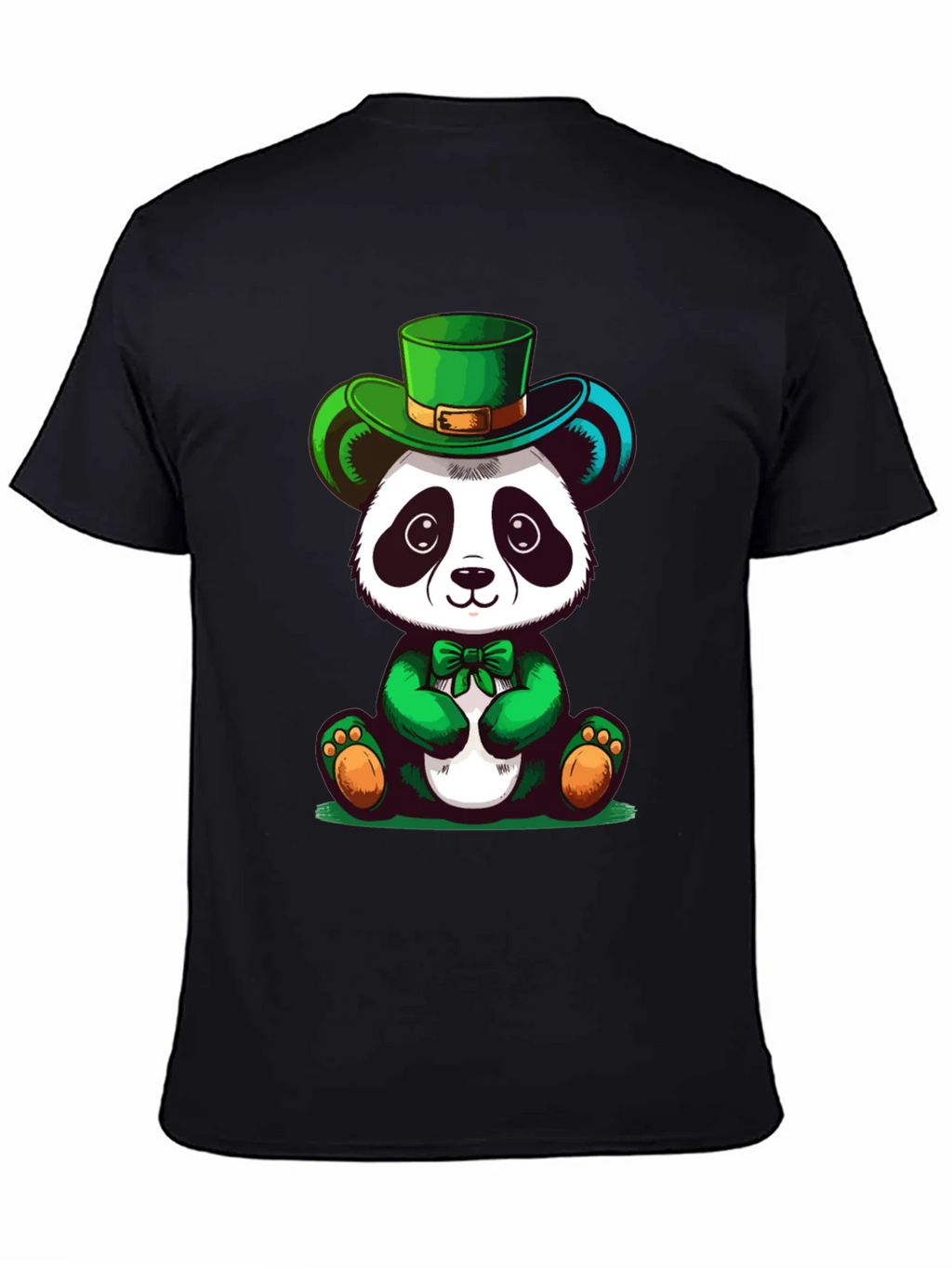 St Patricks Day Panda Graphic Tee