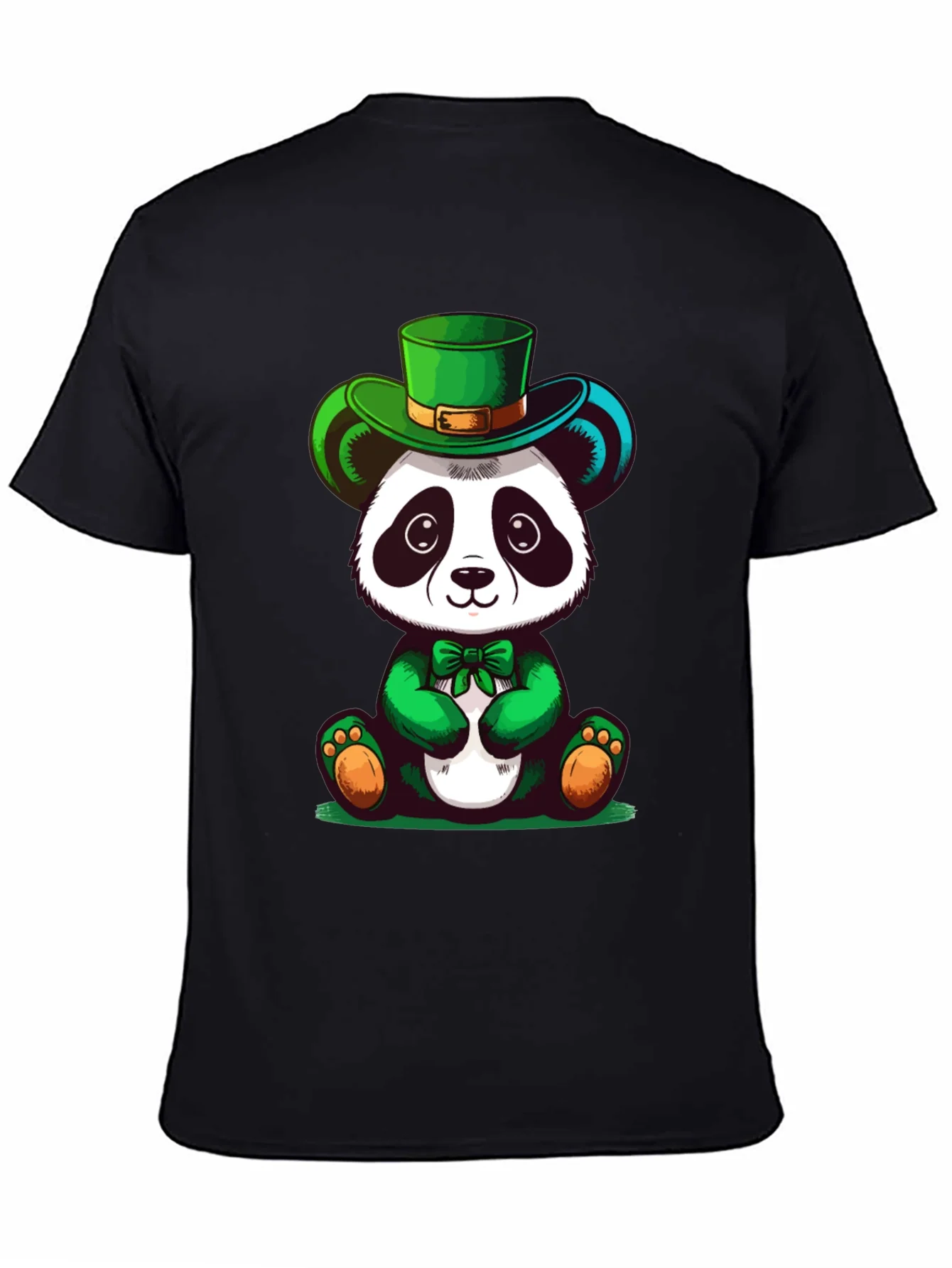 St Patricks Day Panda Graphic Tee