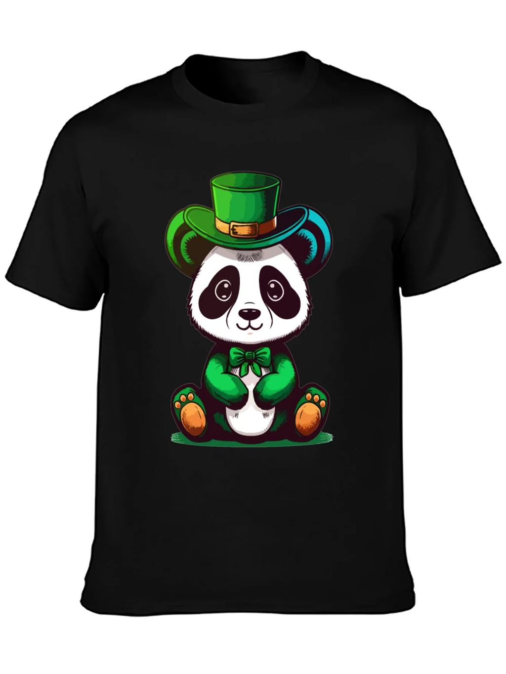 St Patricks Day Panda Graphic Tee