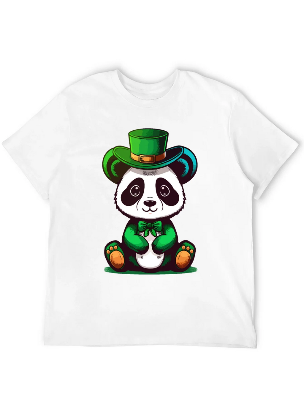 St Patricks Day Panda Graphic Tee