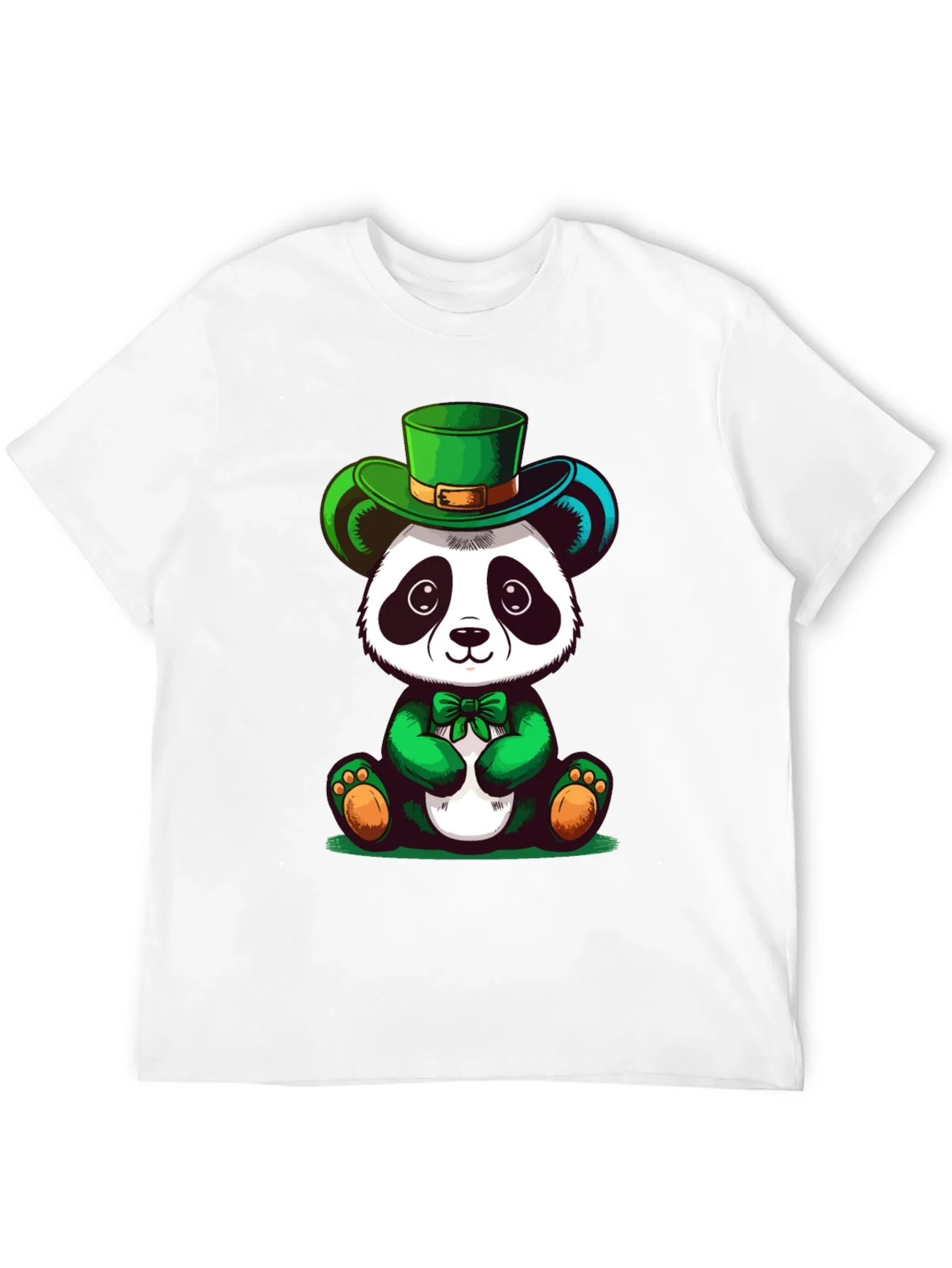 St Patricks Day Panda Graphic Tee