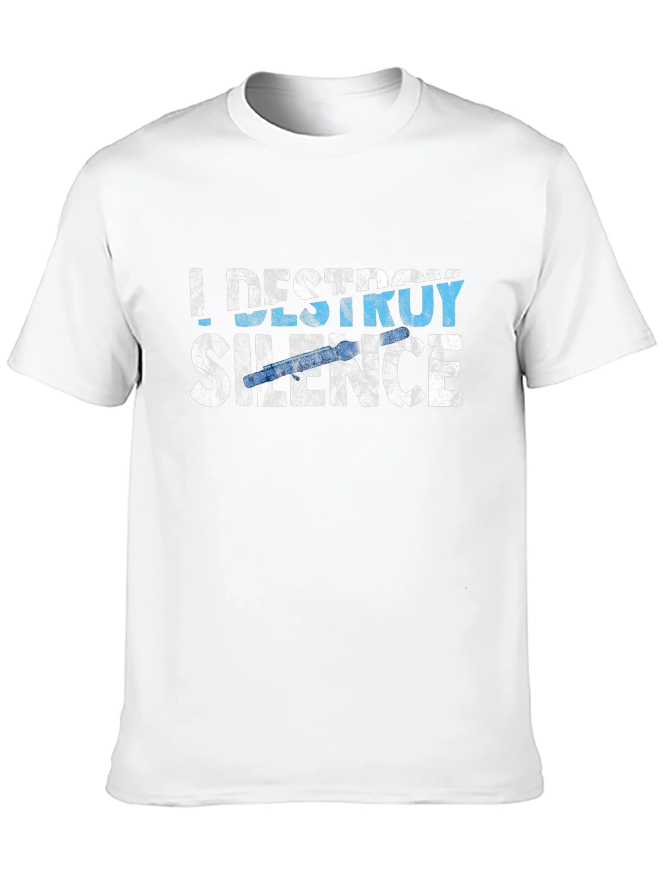 I Destroy Silence T-Shirt - Musician Gift Tee