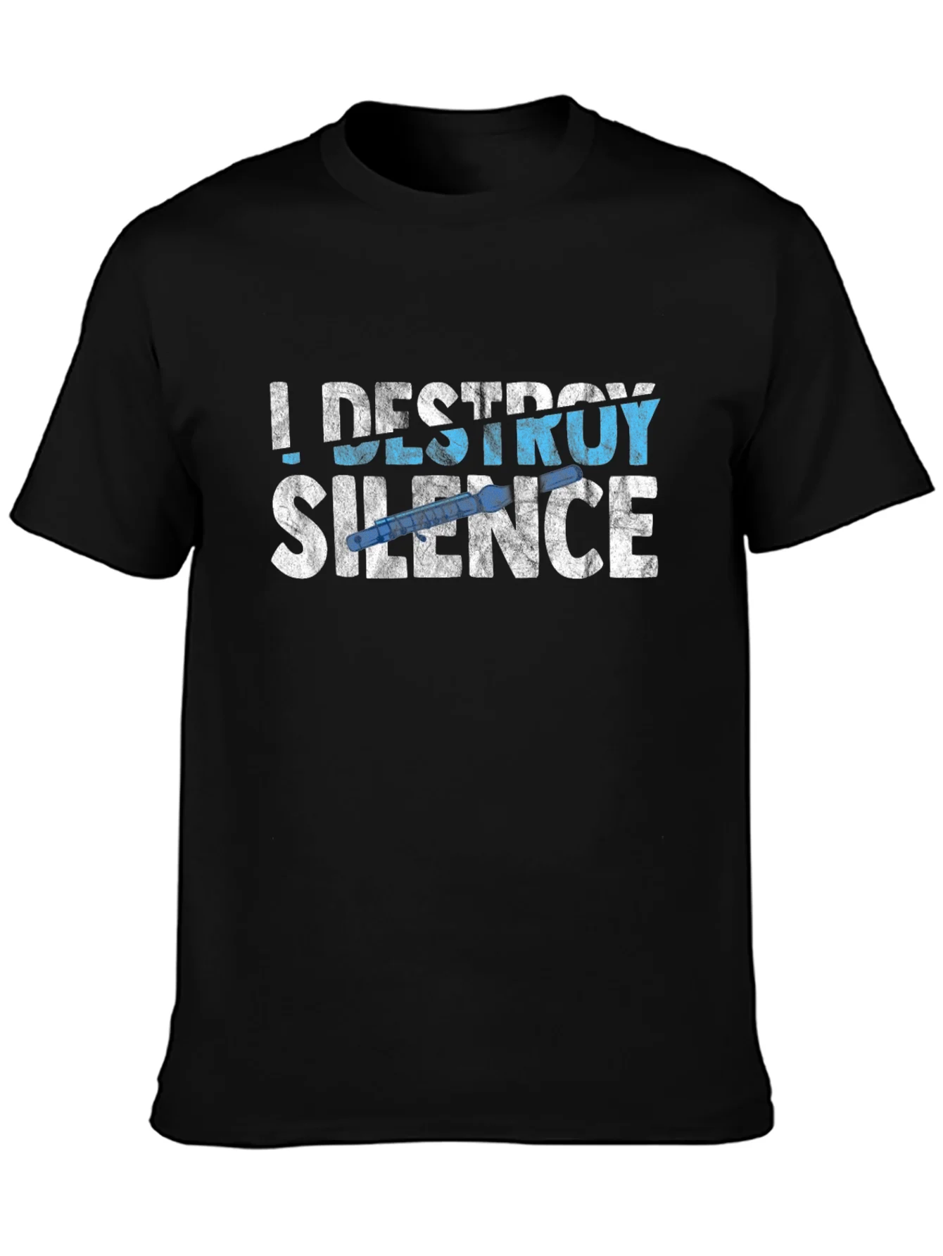 I Destroy Silence T-Shirt - Musician Gift Tee