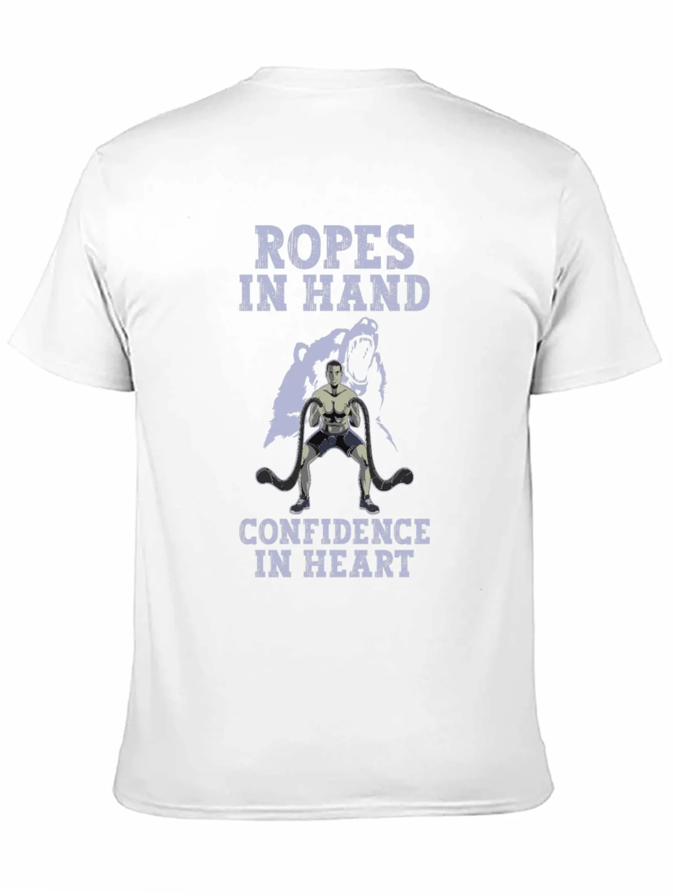 Ropes In Hand Confidence In Heart Graphic T-Shirt