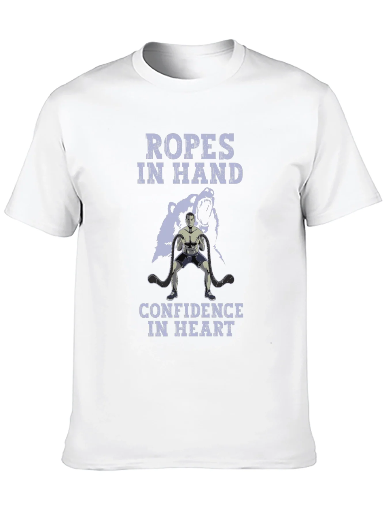 Ropes In Hand Confidence In Heart Graphic T-Shirt