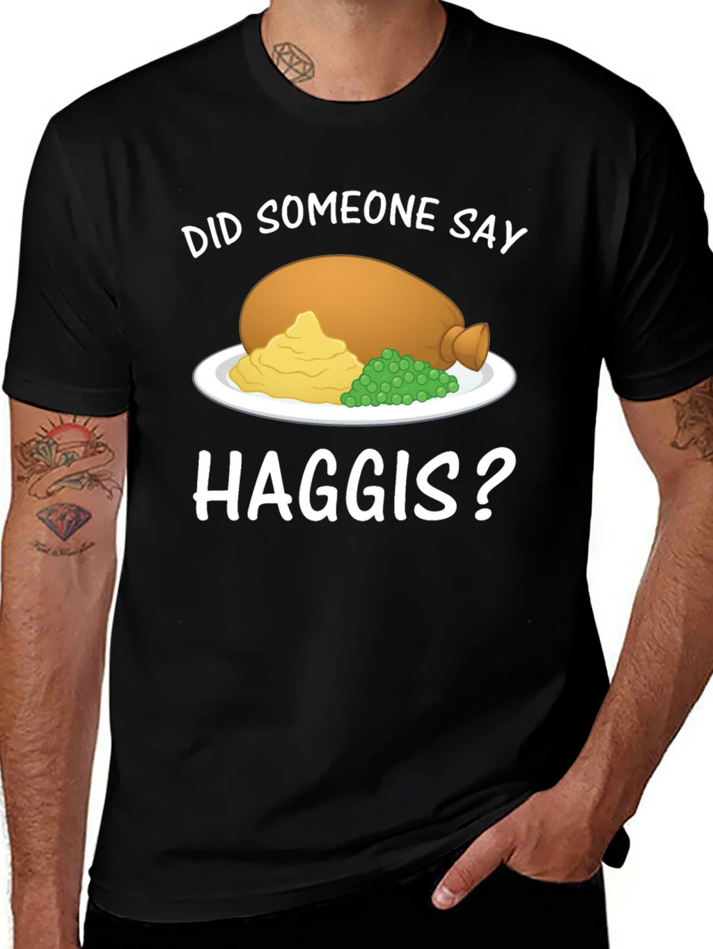 Haggis T-Shirt - Scottish Food Tee