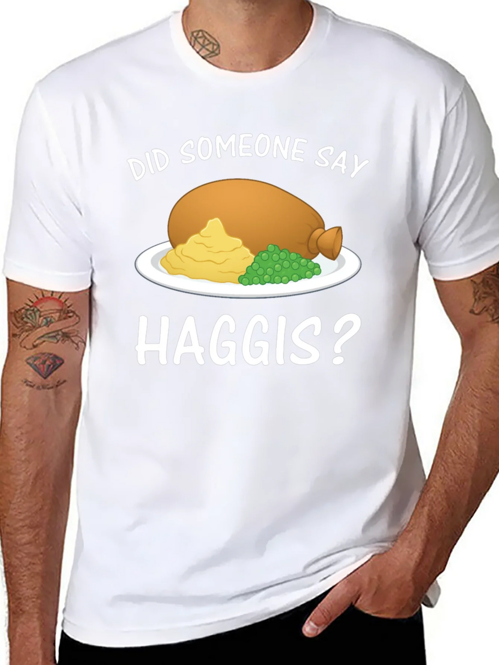 Haggis T-Shirt - Scottish Food Tee