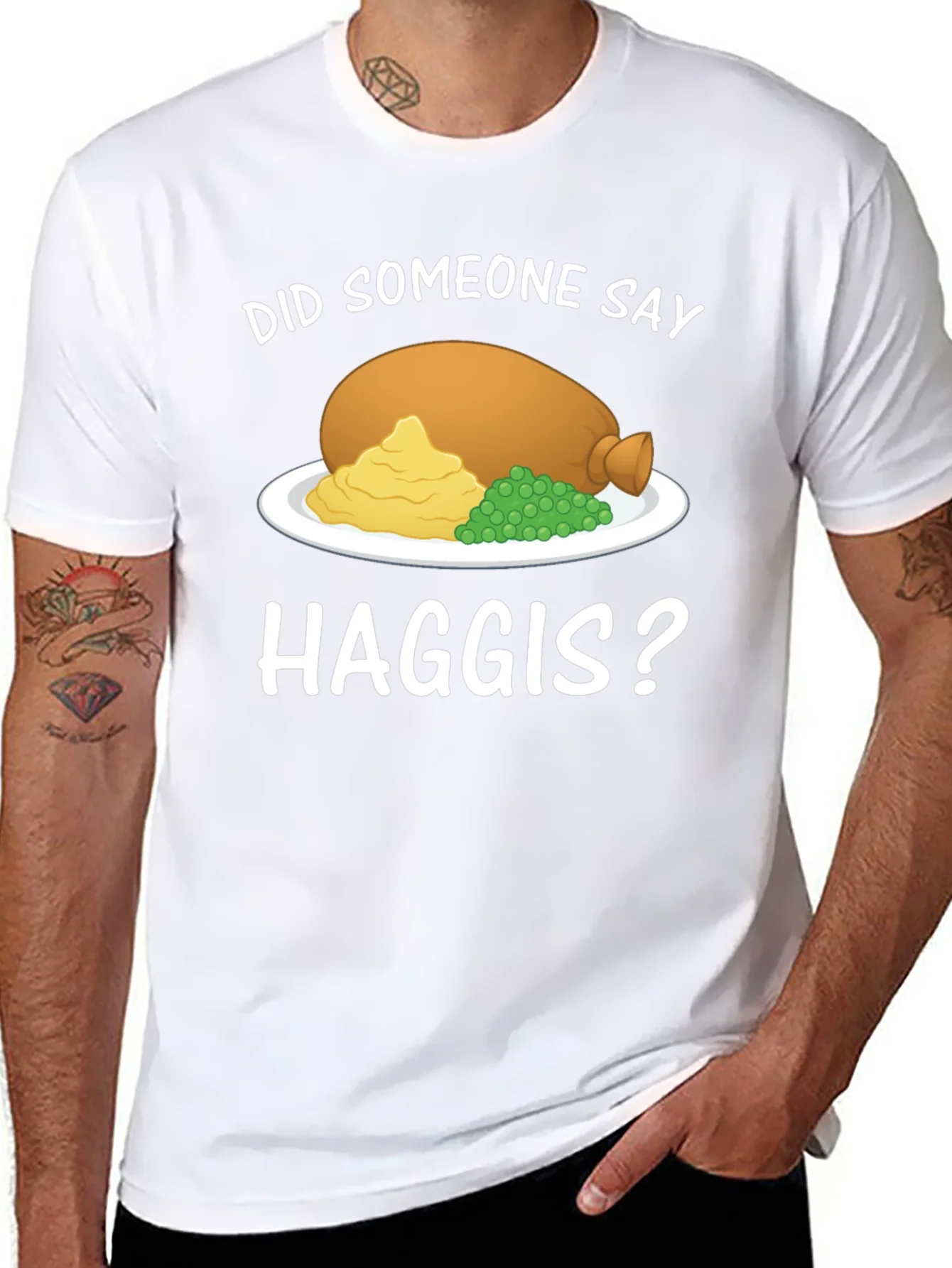 Haggis T-Shirt - Scottish Food Tee