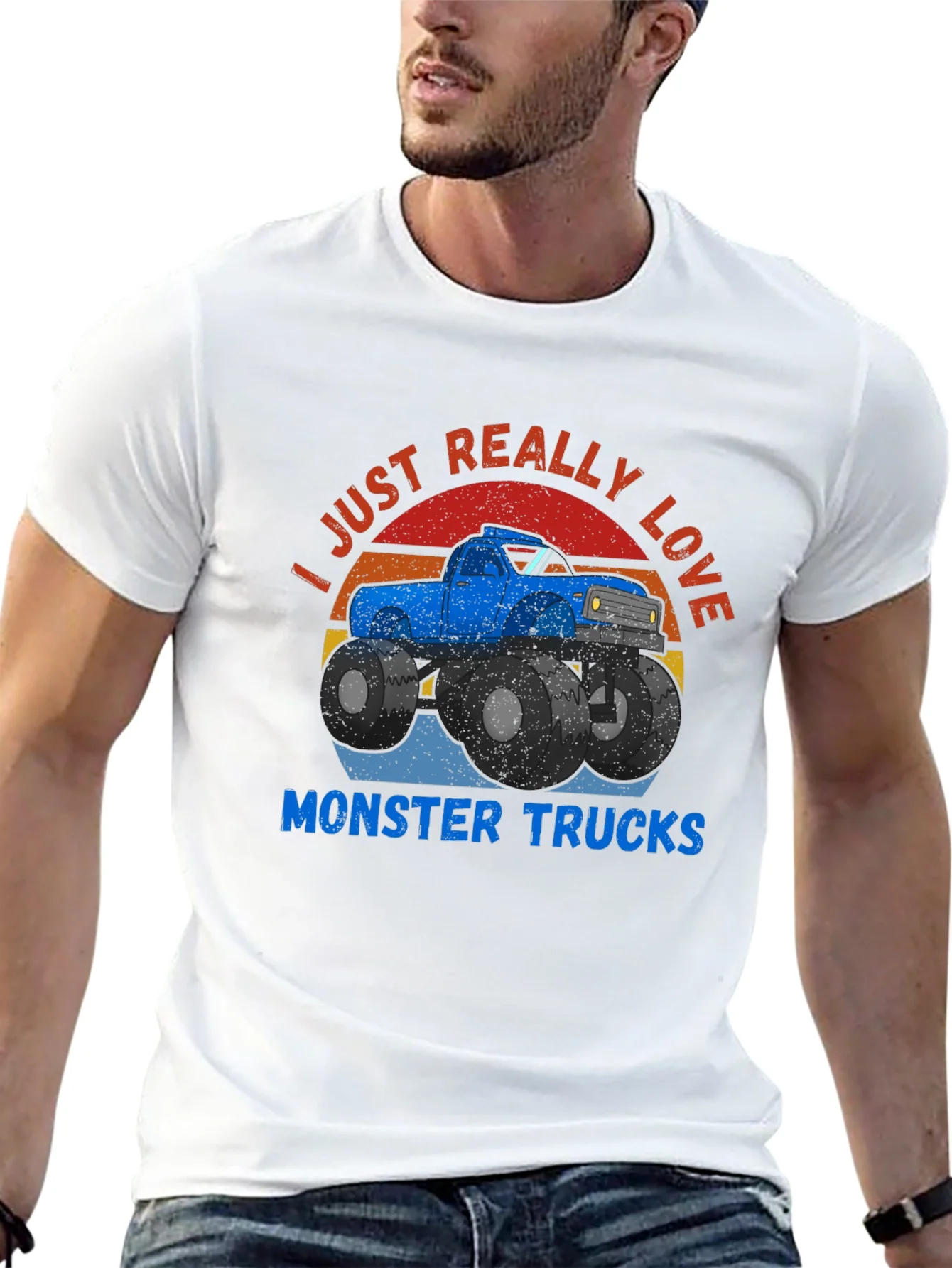 Monster Truck Lover Graphic T-Shirt