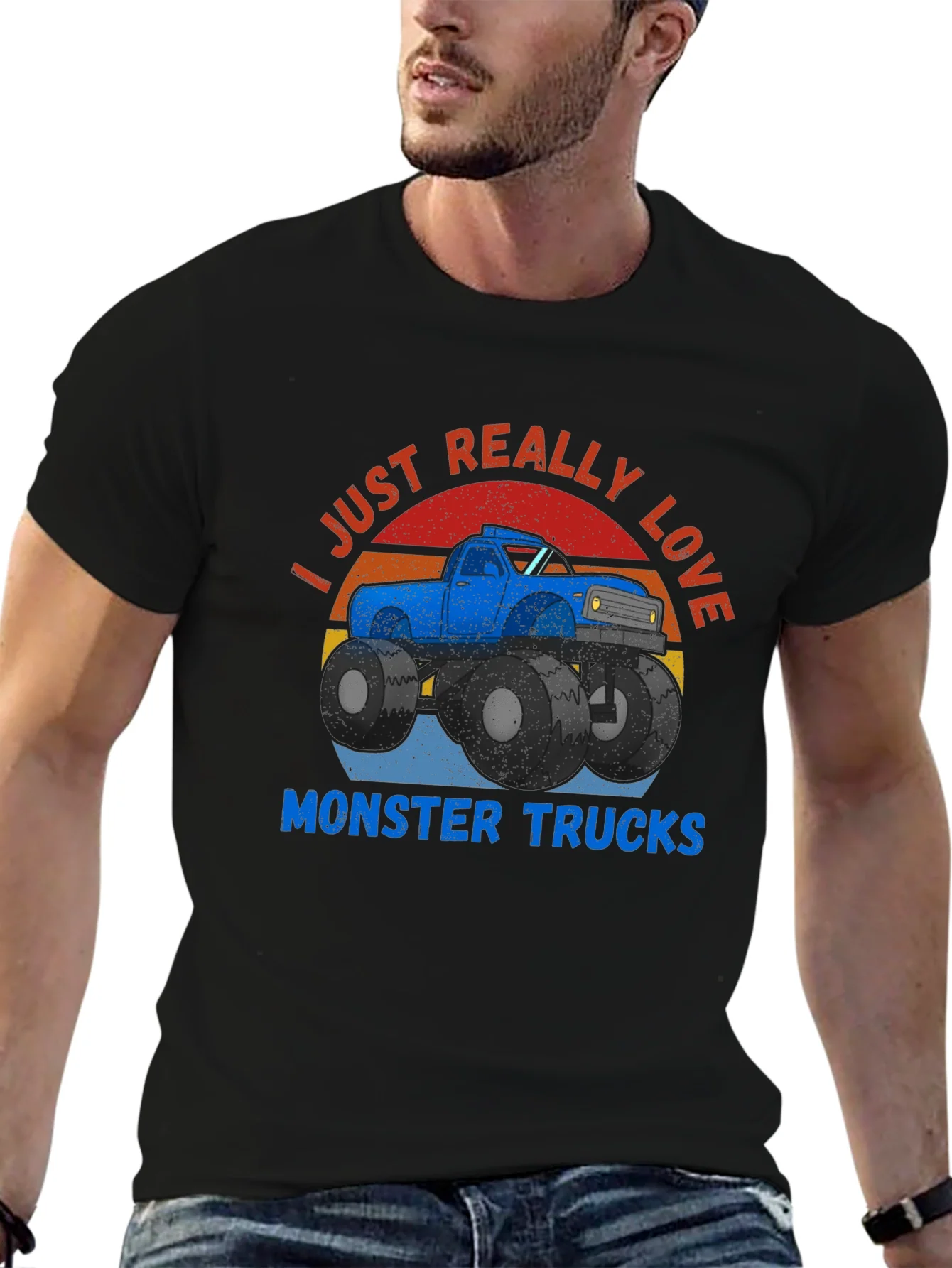 Monster Truck Lover Graphic T-Shirt
