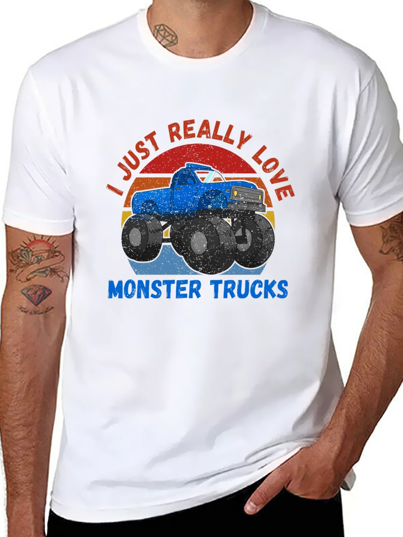 Monster Truck Lover Graphic T-Shirt
