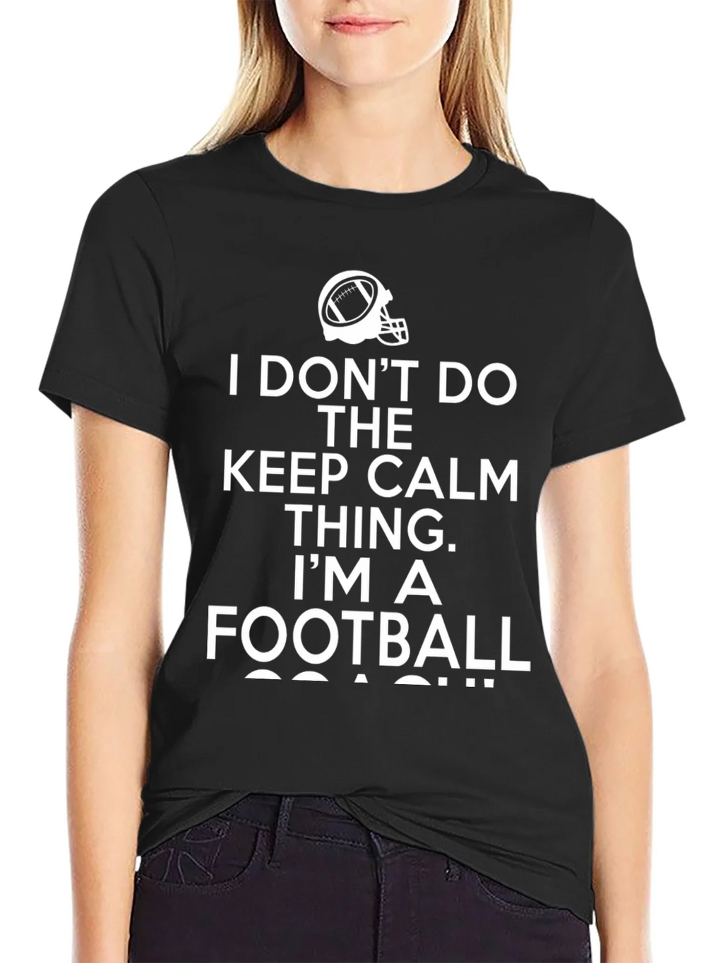 Funny Football Coach T-Shirt Keep Calm