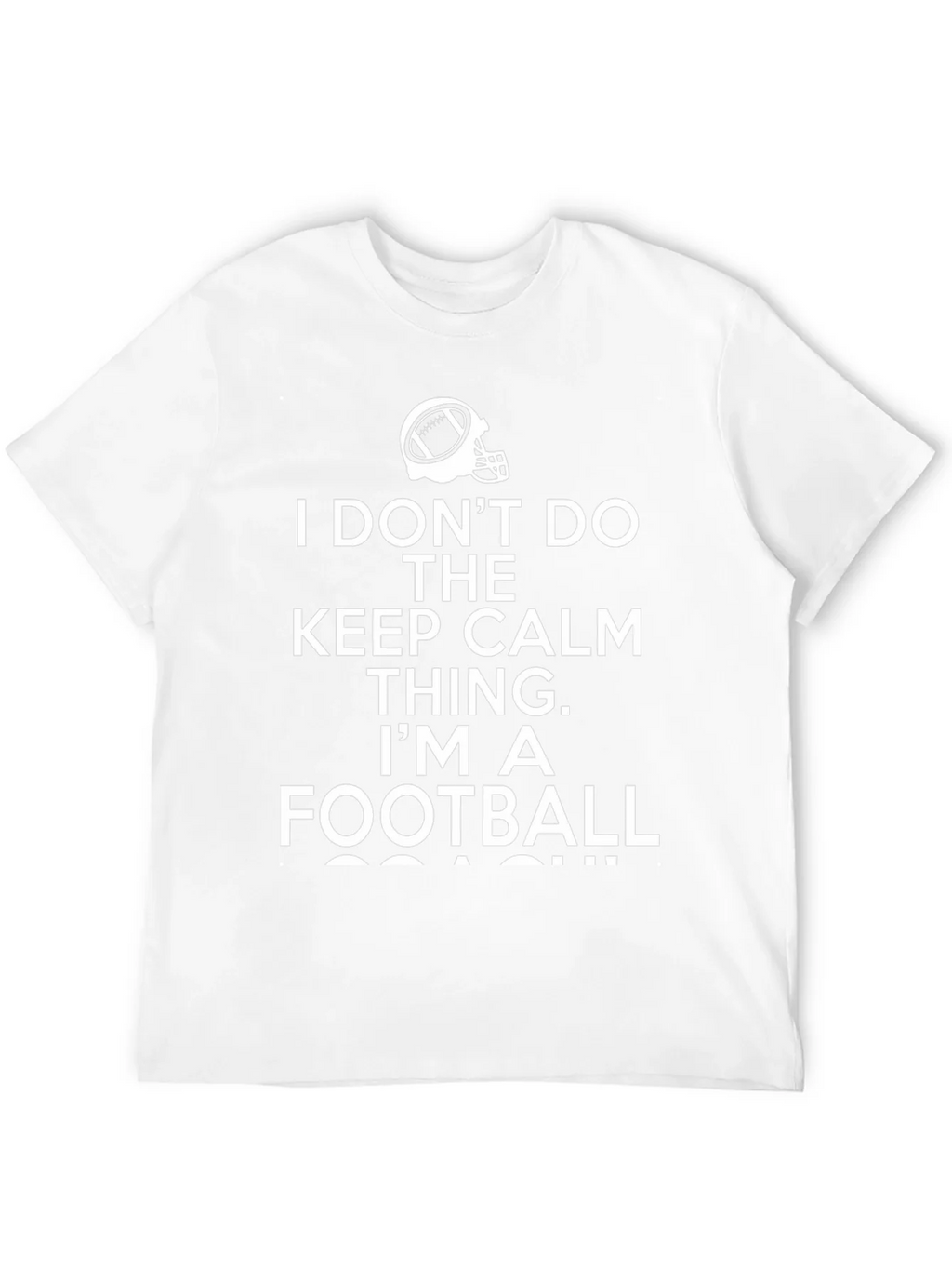 Funny Football Coach T-Shirt Keep Calm