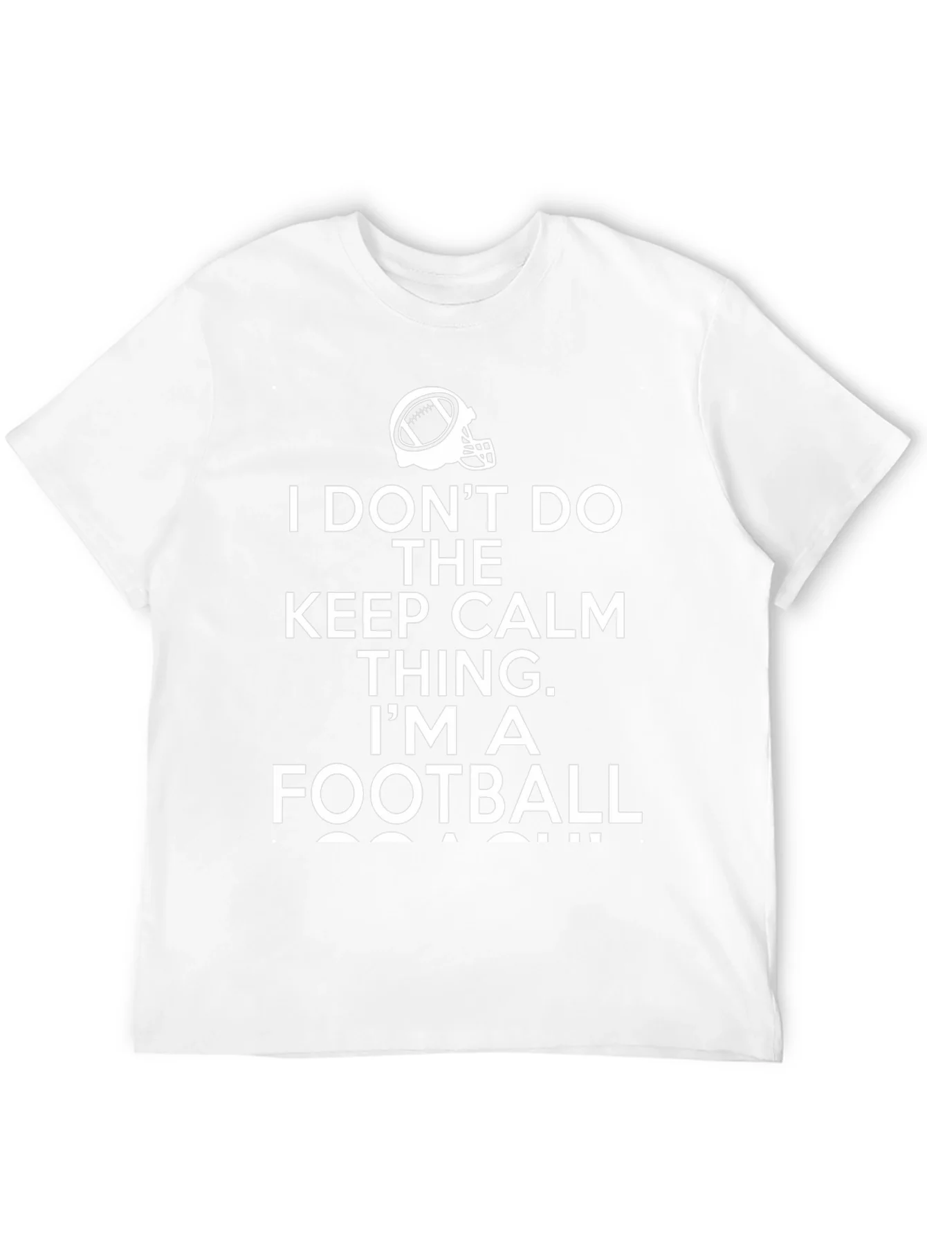 Funny Football Coach T-Shirt Keep Calm