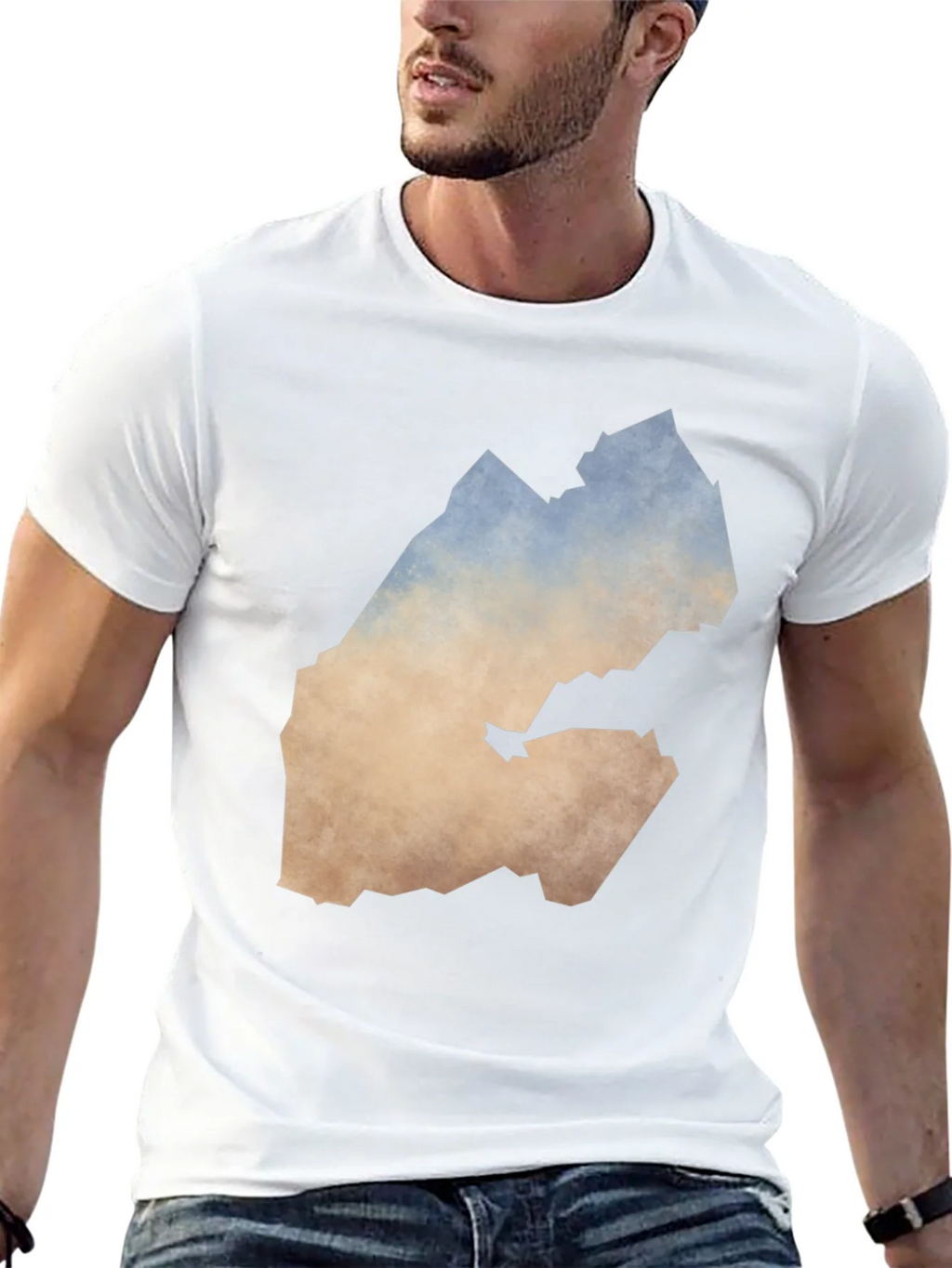 Djibouti Map T-Shirt - Black Graphic Tee