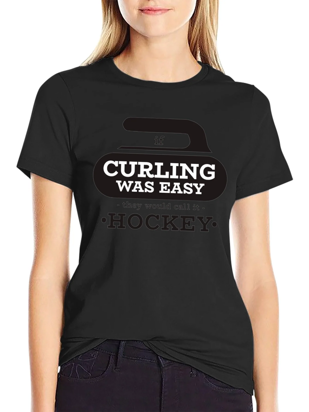 Curling Was Easy T-Shirt - Funny Sports Tee