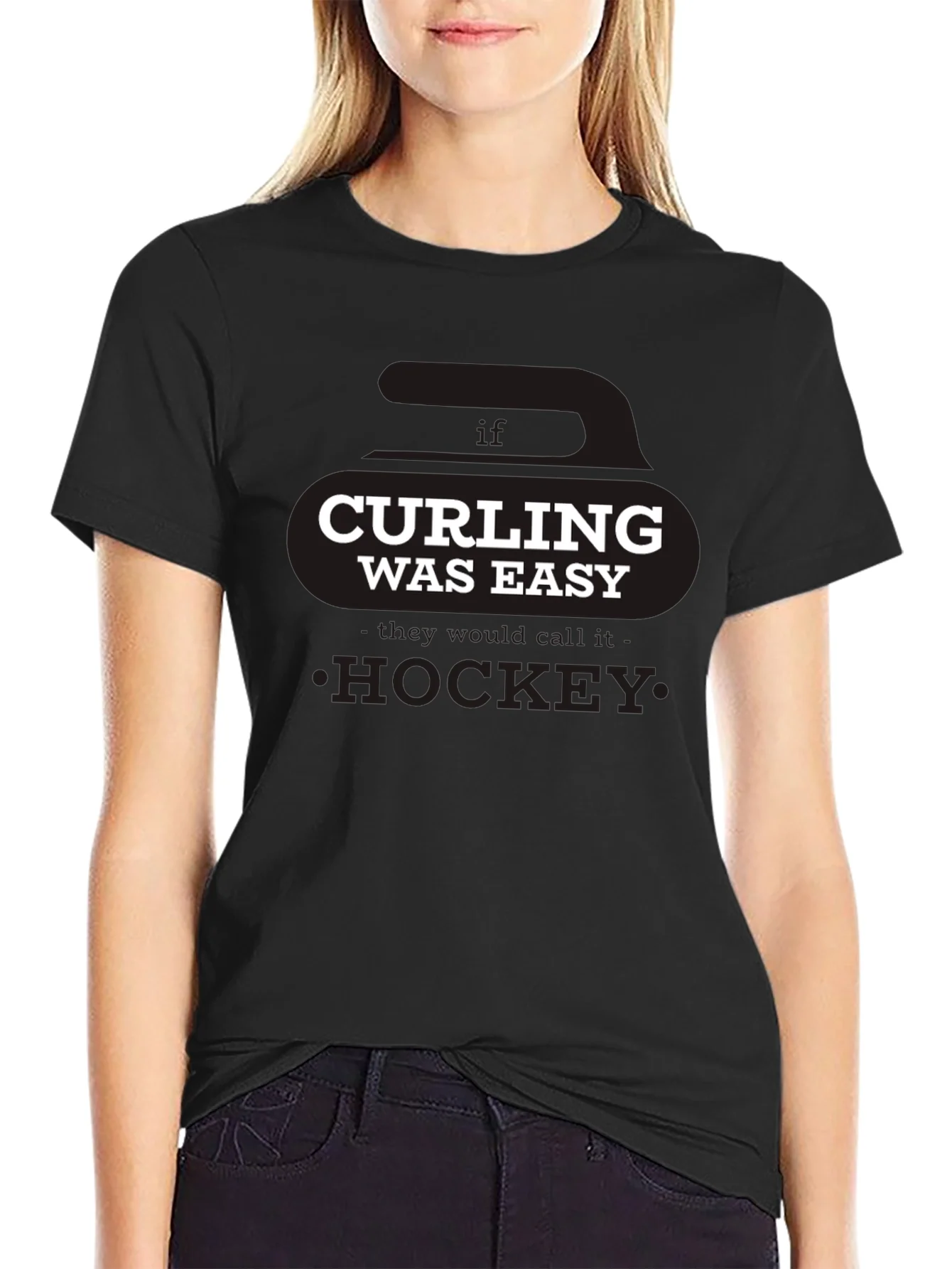 Curling Was Easy T-Shirt - Funny Sports Tee