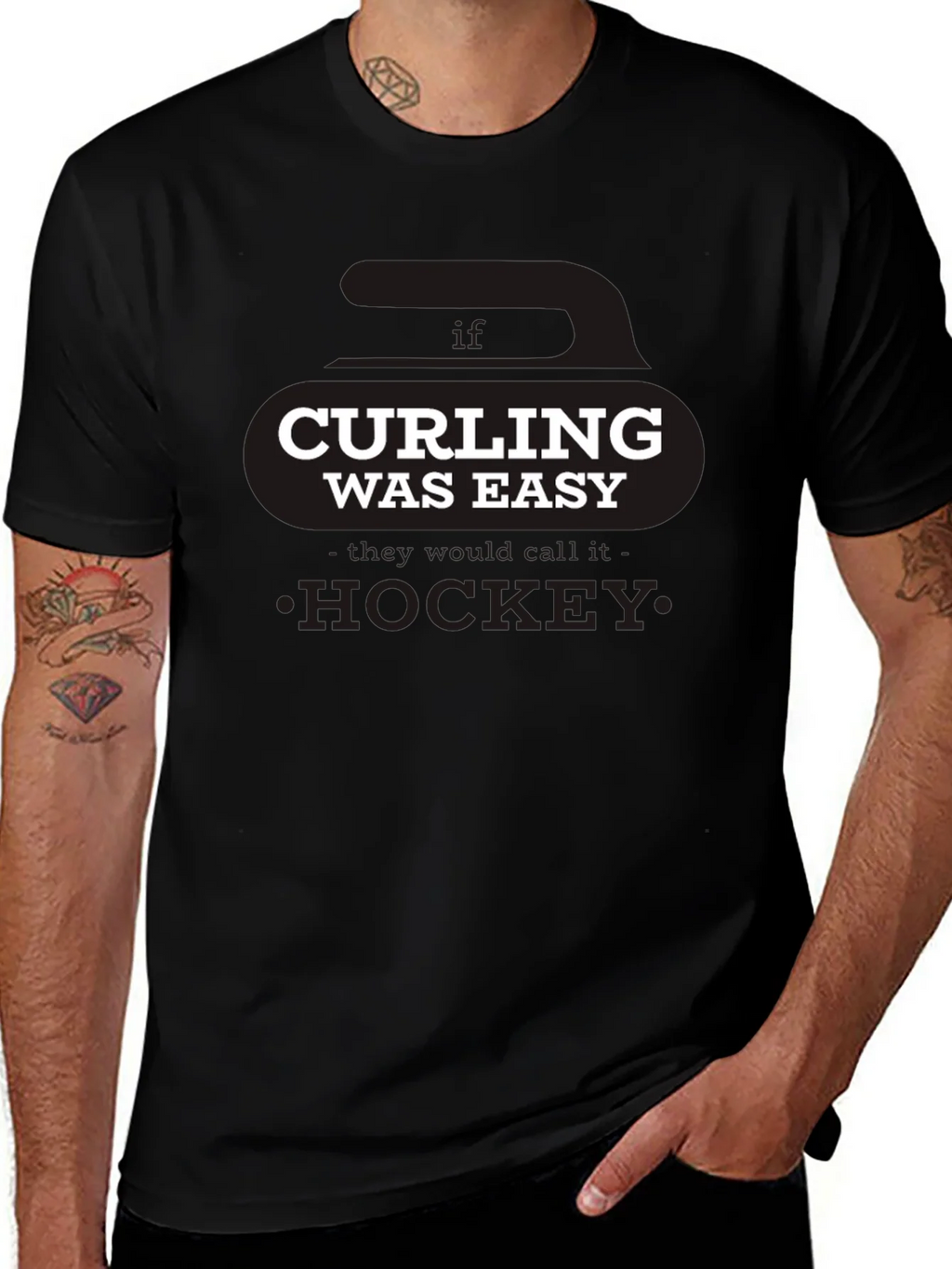 Curling Was Easy T-Shirt - Funny Sports Tee
