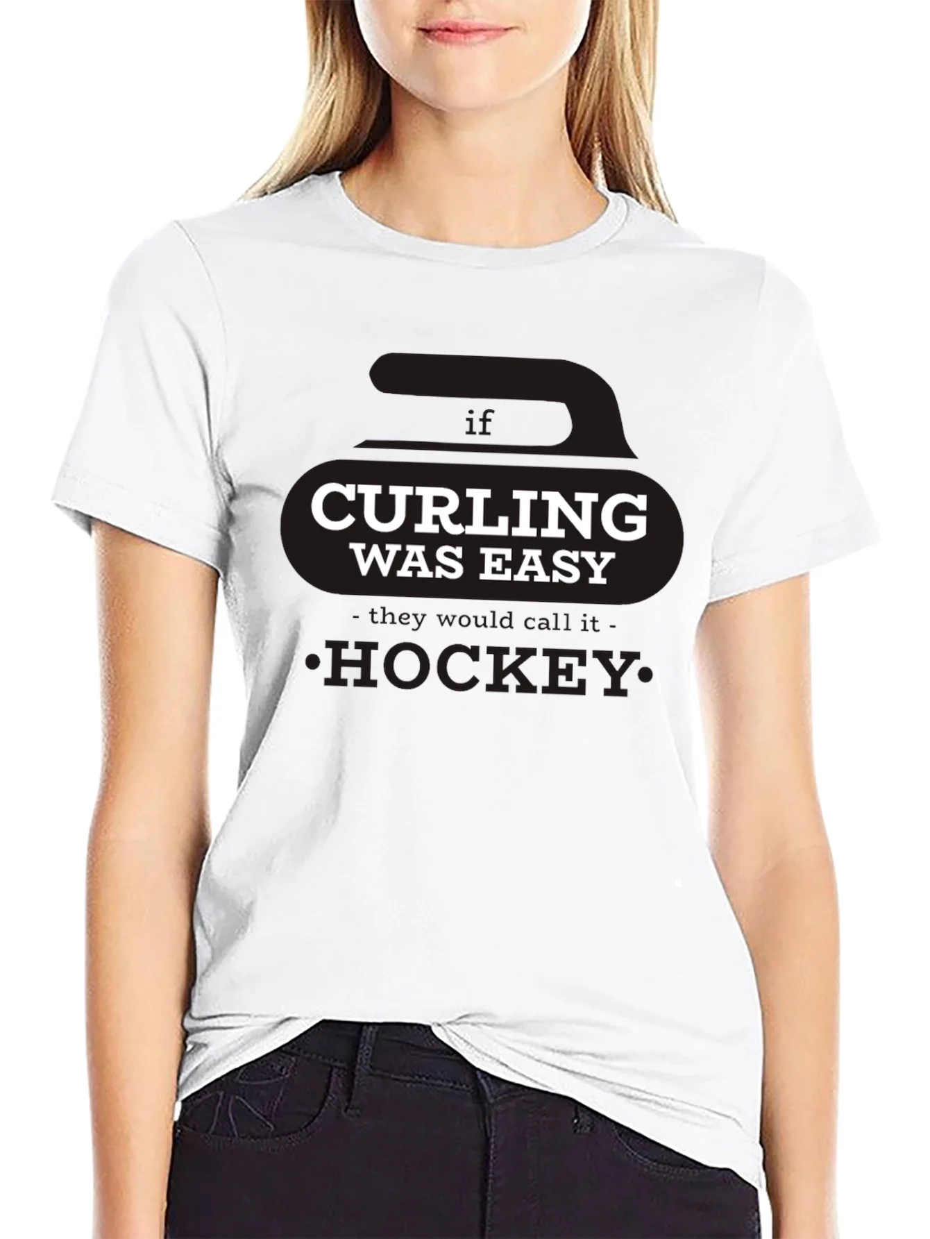 Curling Was Easy T-Shirt - Funny Sports Tee
