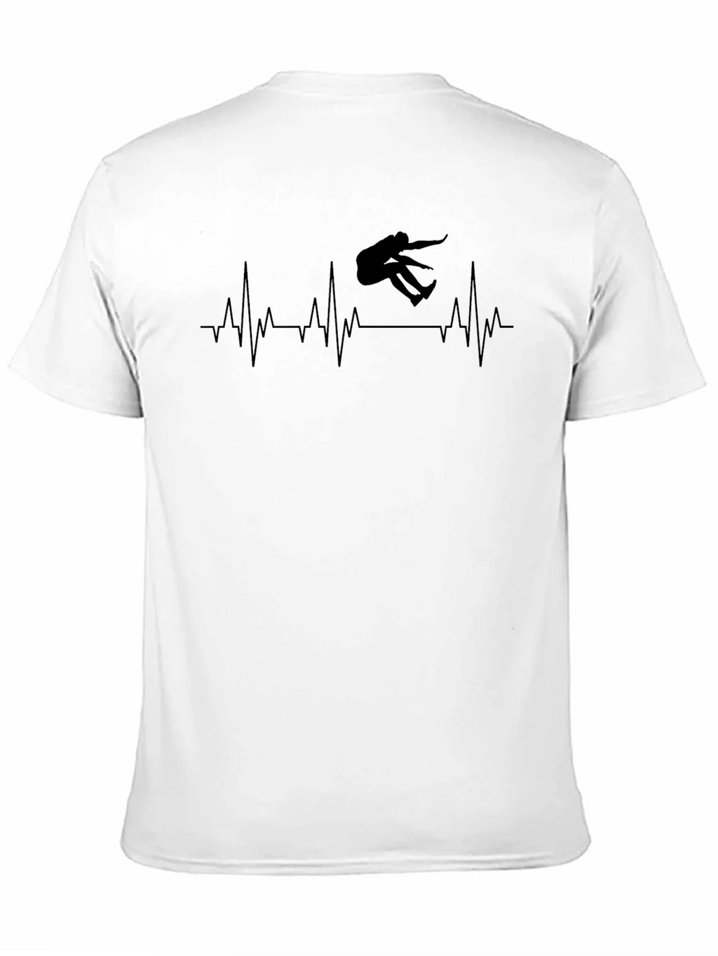 Skateboarding Heartbeat Graphic T-Shirt