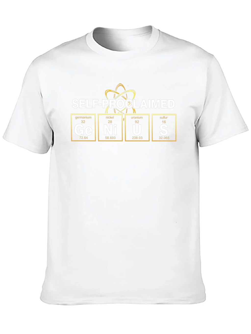 Self-Proclaimed Genius Periodic Table T-Shirt