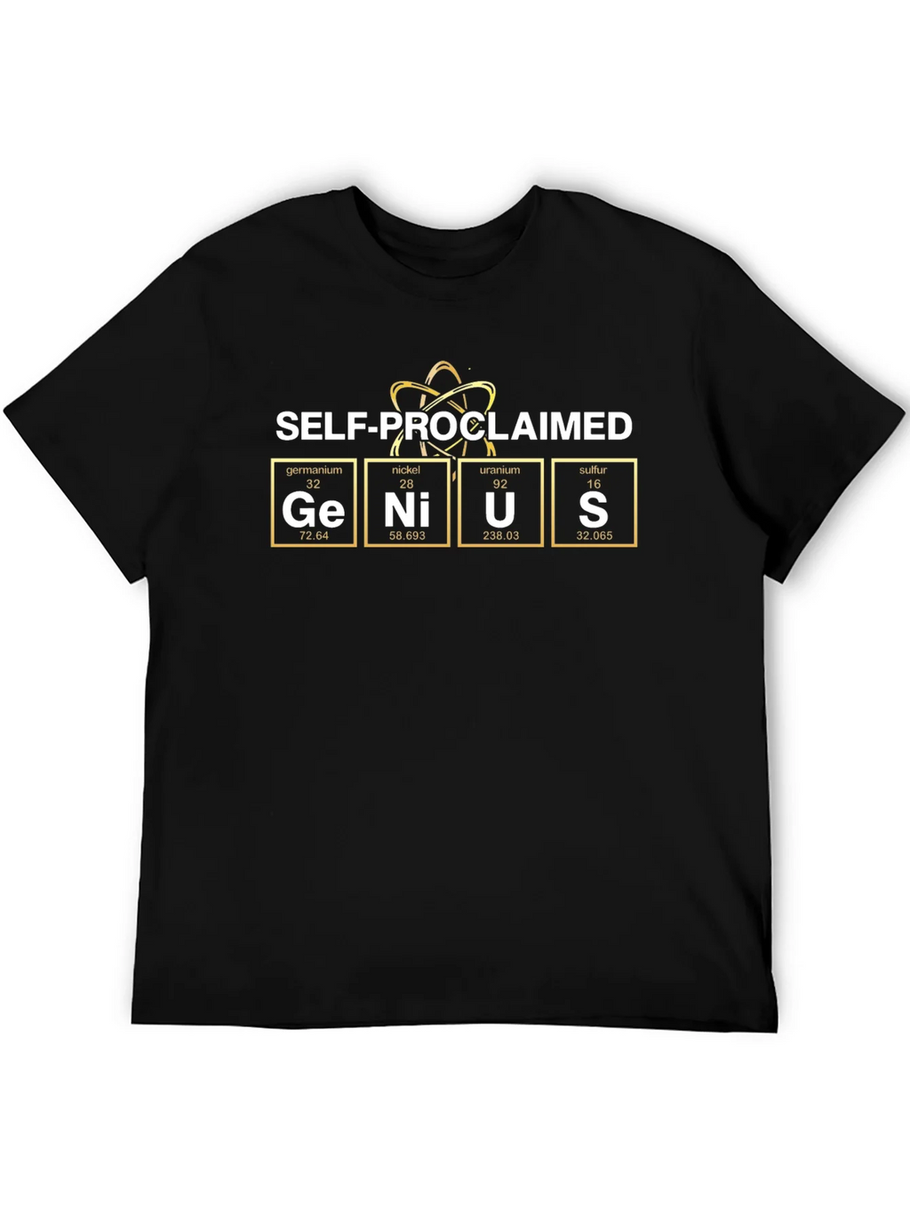 Self-Proclaimed Genius Periodic Table T-Shirt