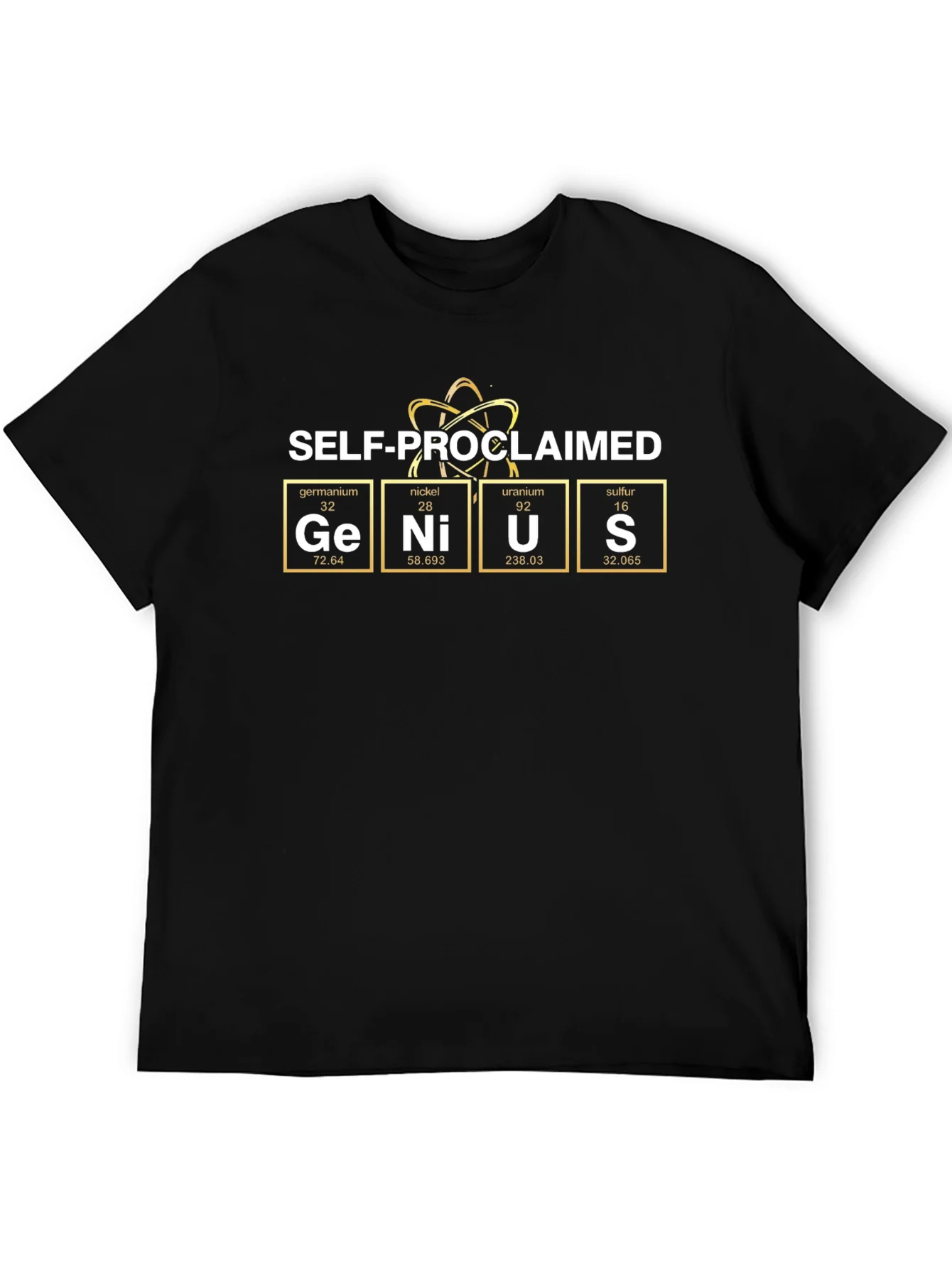 Self-Proclaimed Genius Periodic Table T-Shirt