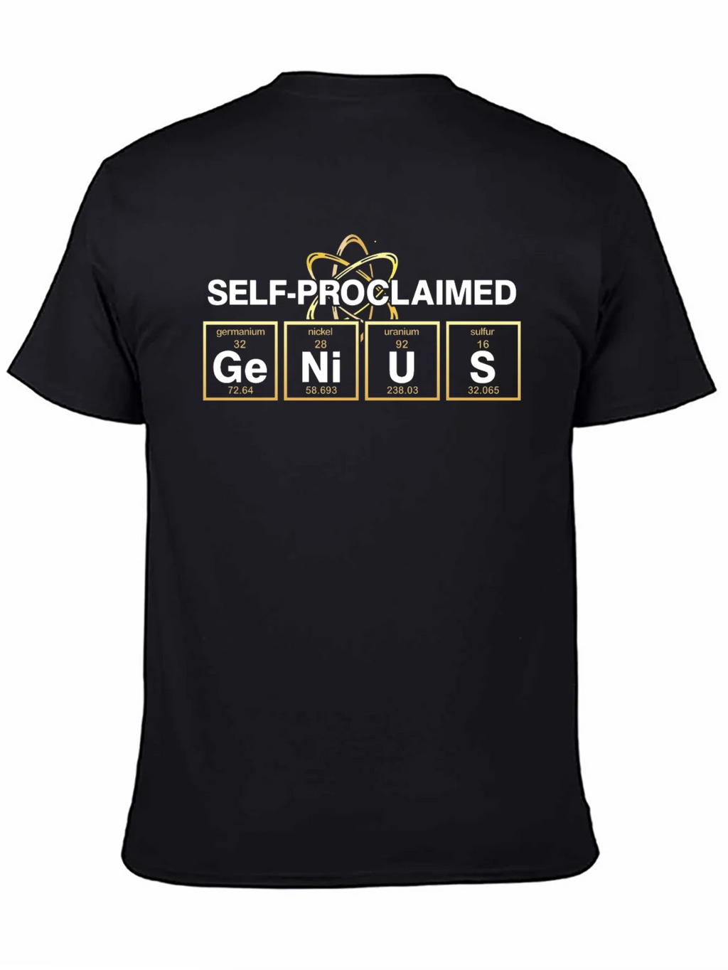 Self-Proclaimed Genius Periodic Table T-Shirt