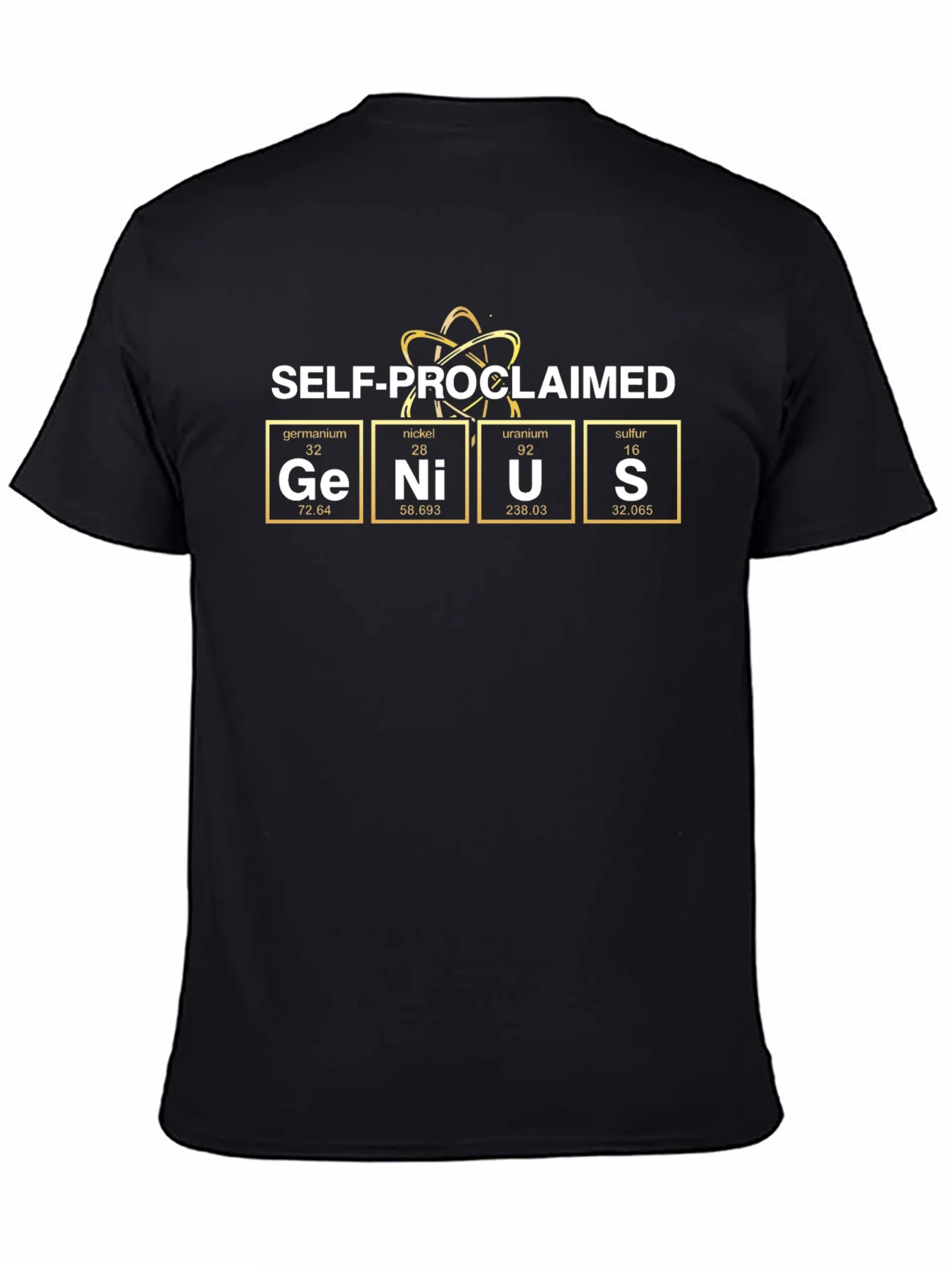 Self-Proclaimed Genius Periodic Table T-Shirt