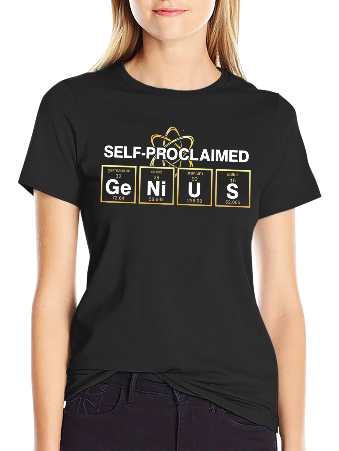 Self-Proclaimed Genius Periodic Table T-Shirt