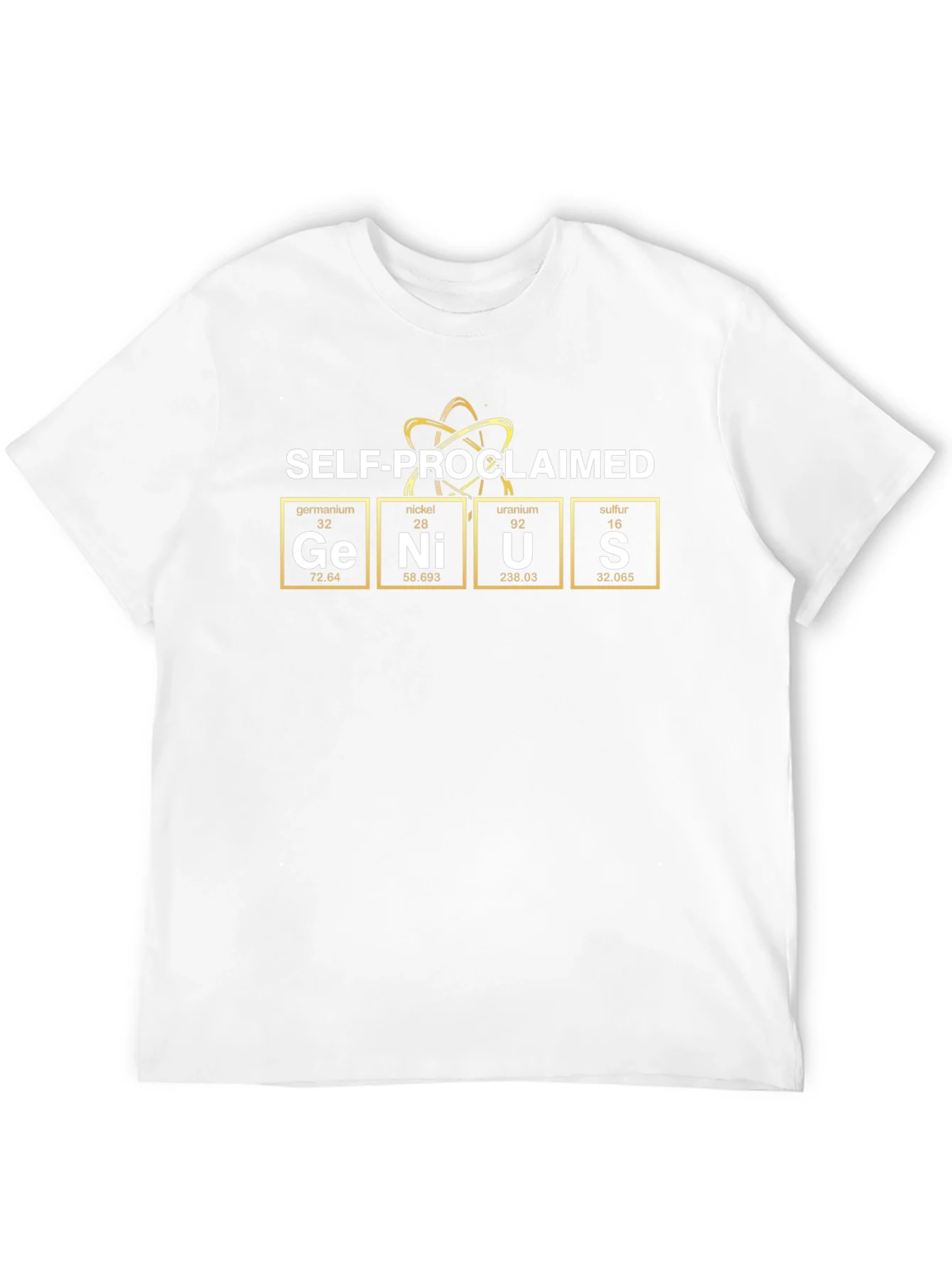 Self-Proclaimed Genius Periodic Table T-Shirt