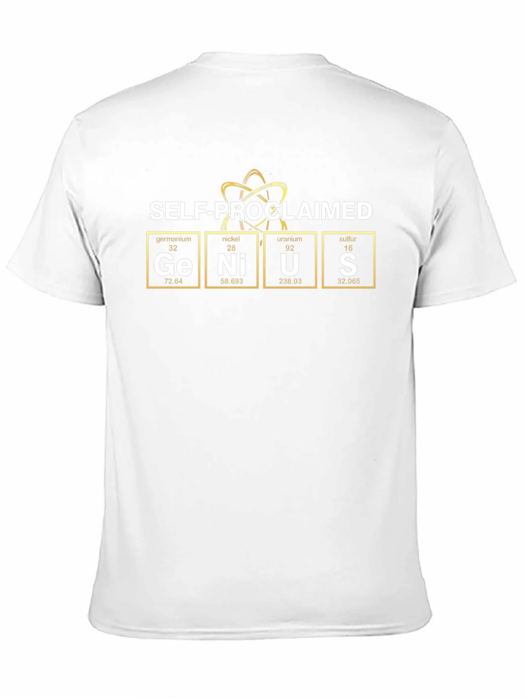 Self-Proclaimed Genius Periodic Table T-Shirt