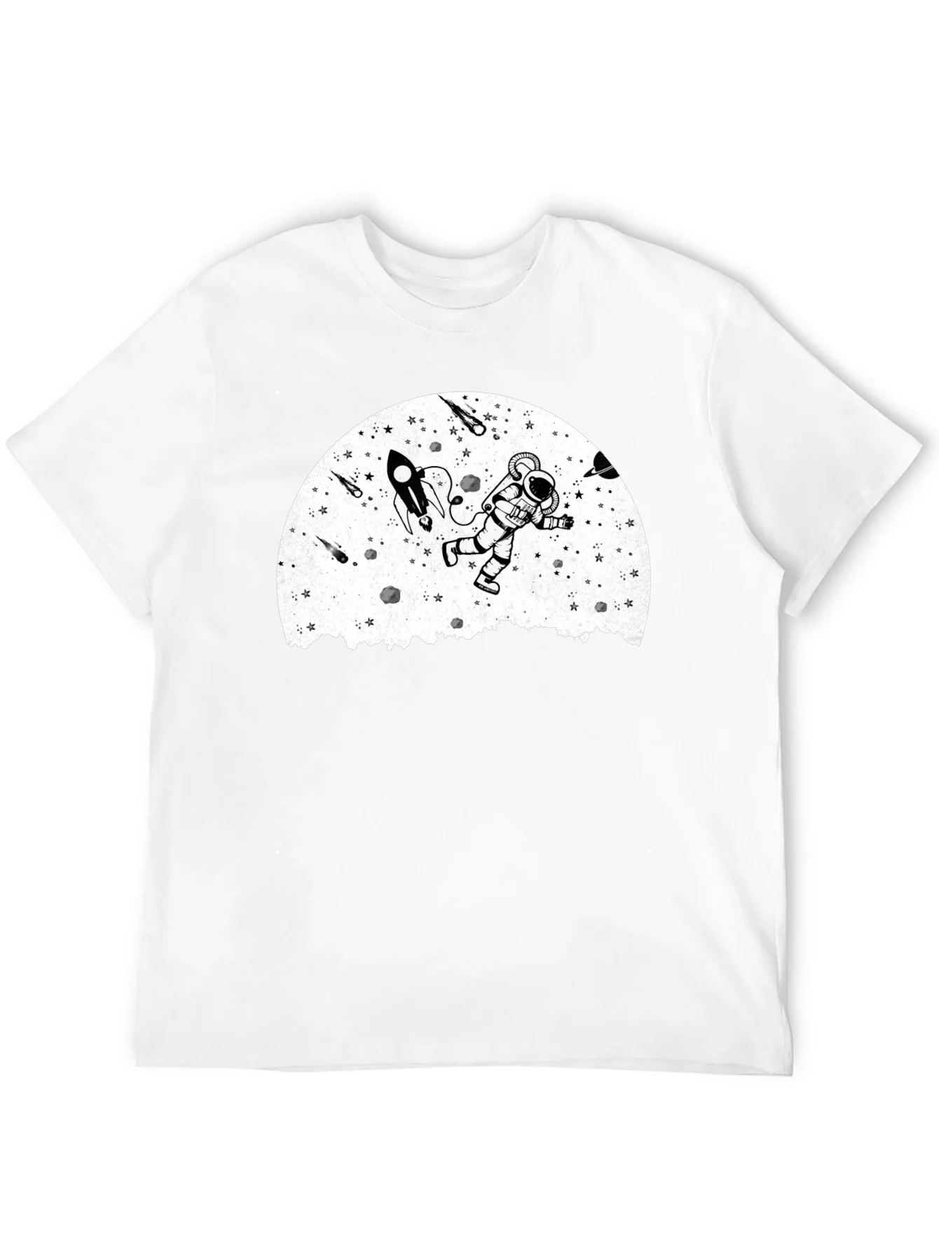 Astronaut Moonscape Graphic T-Shirt