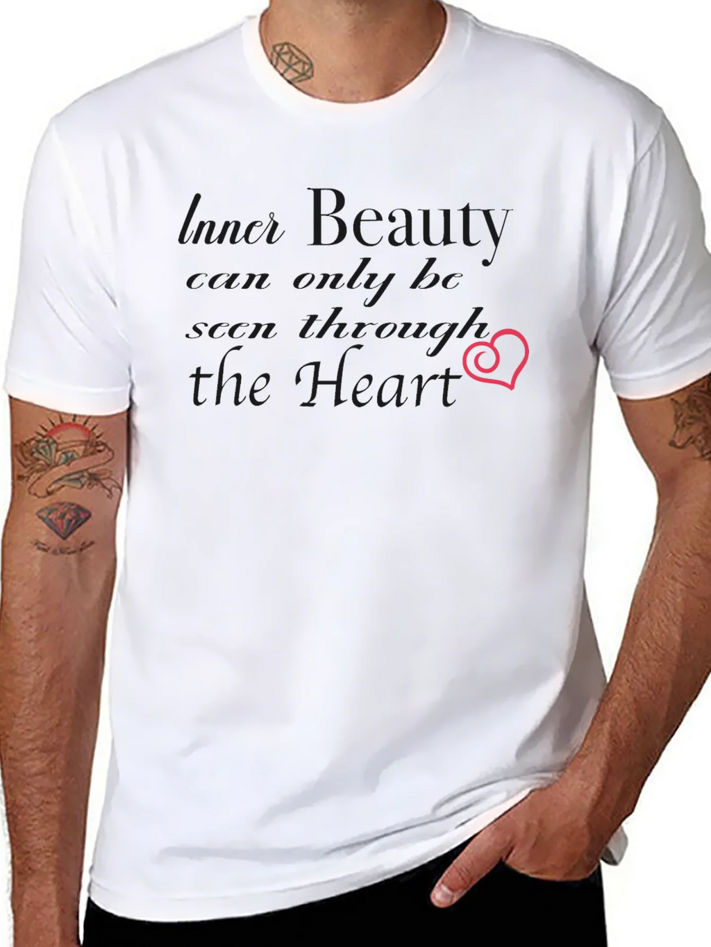 Inner Beauty Heart Graphic T-Shirt