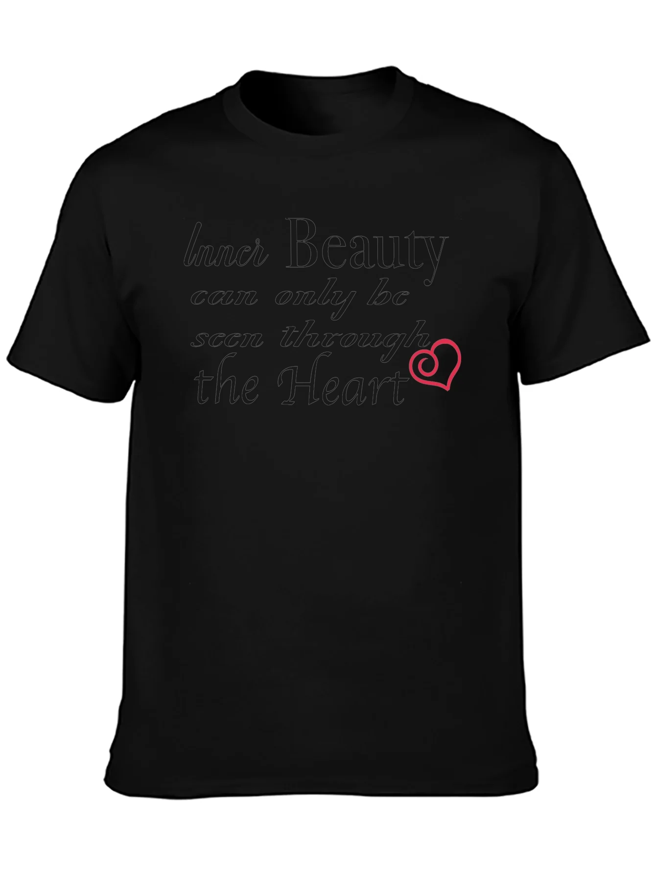 Inner Beauty Heart Graphic T-Shirt