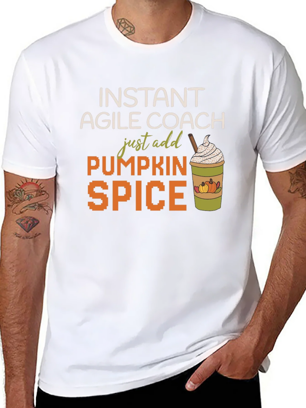 Instant Agile Coach Pumpkin Spice T-Shirt