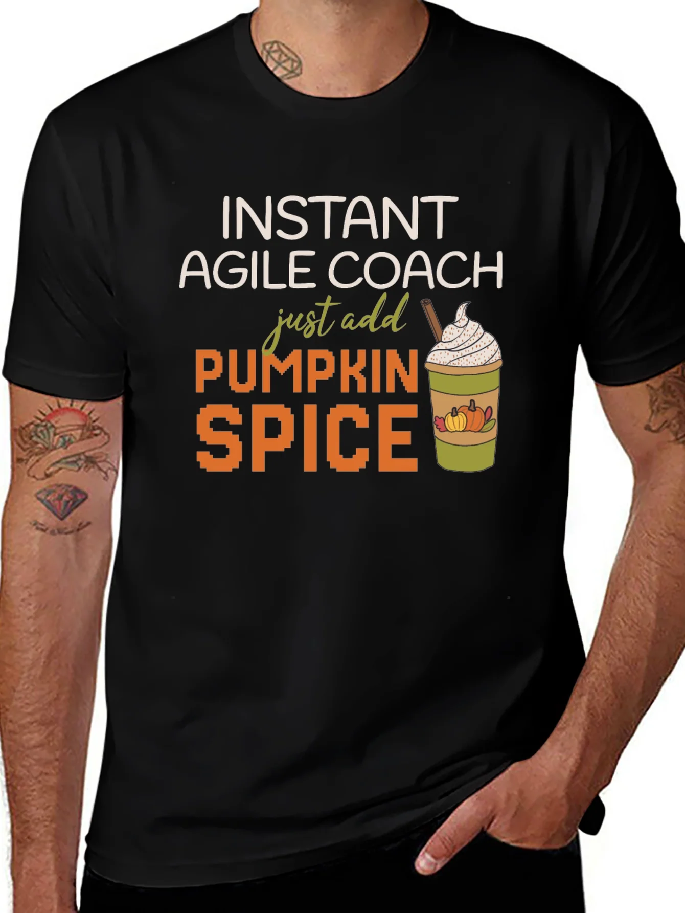 Instant Agile Coach Pumpkin Spice T-Shirt
