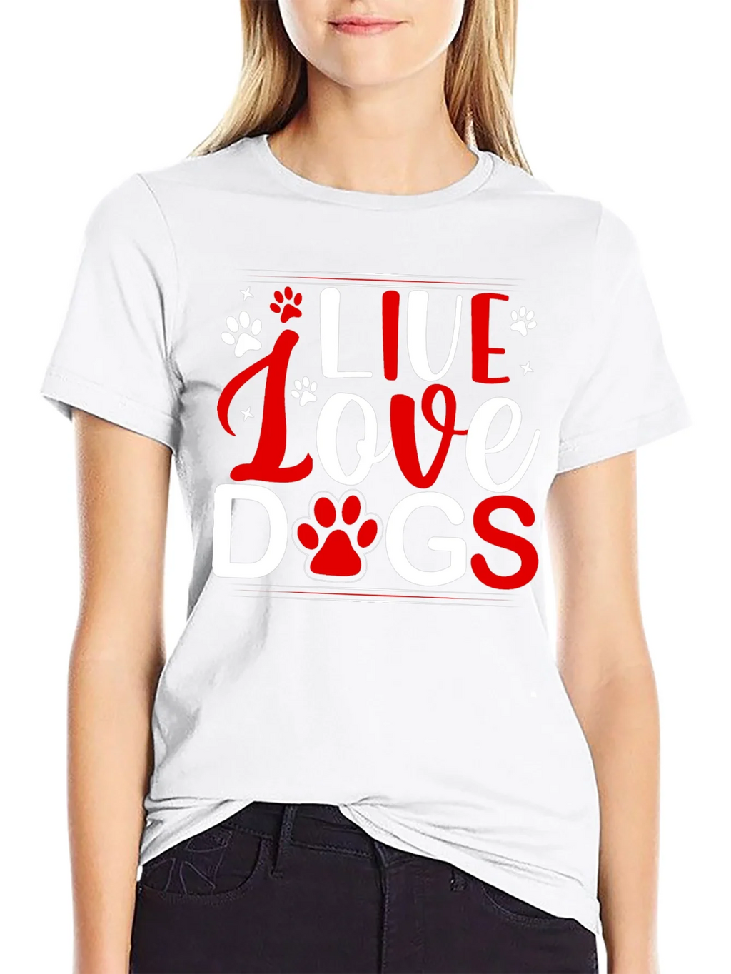 Live Love Dogs Graphic Tee - Unisex T-Shirt