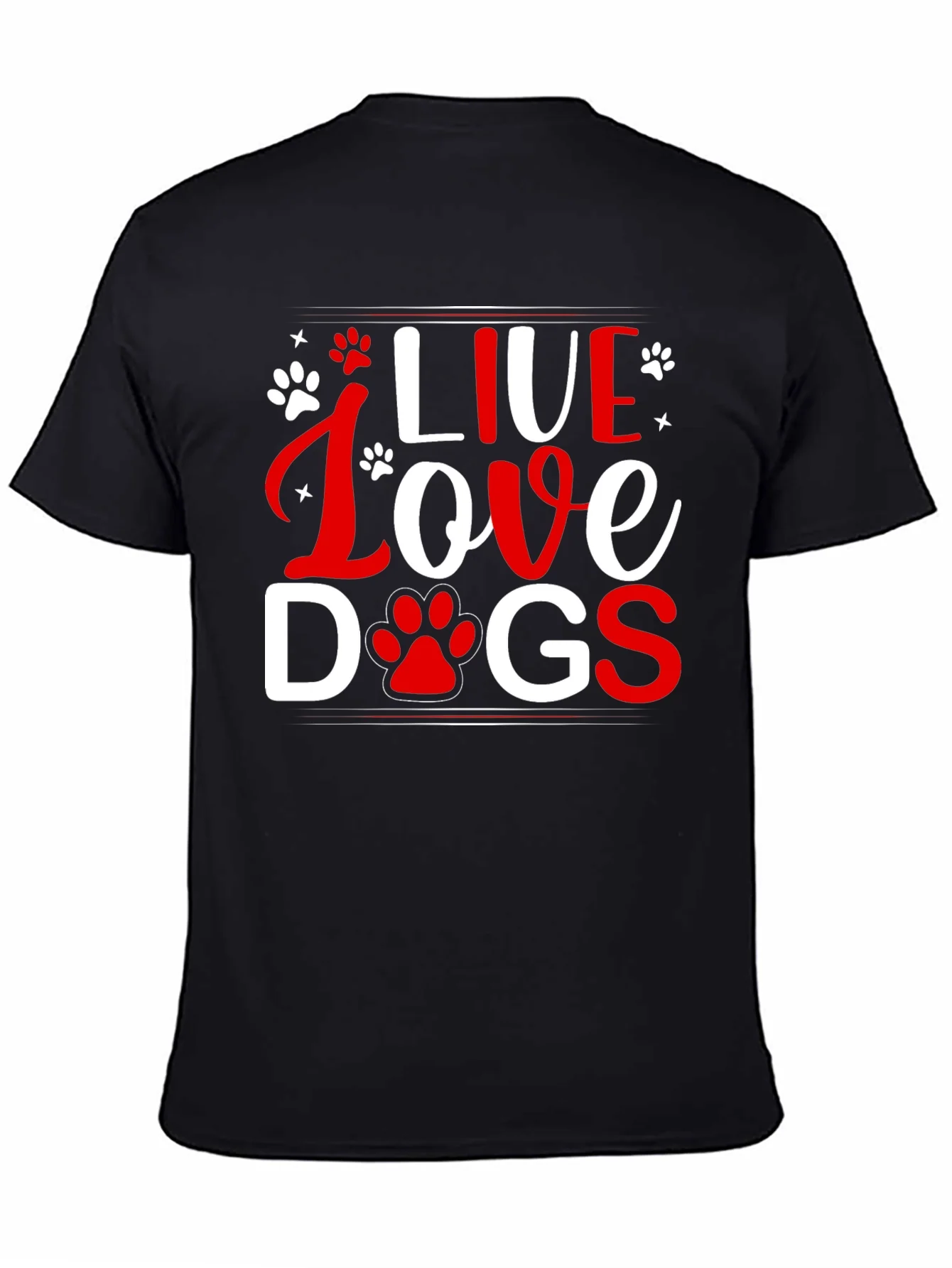 Live Love Dogs Graphic Tee - Unisex T-Shirt