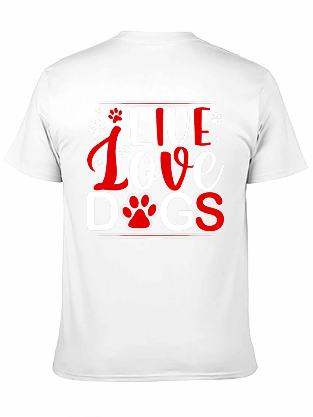 Live Love Dogs Graphic Tee - Unisex T-Shirt