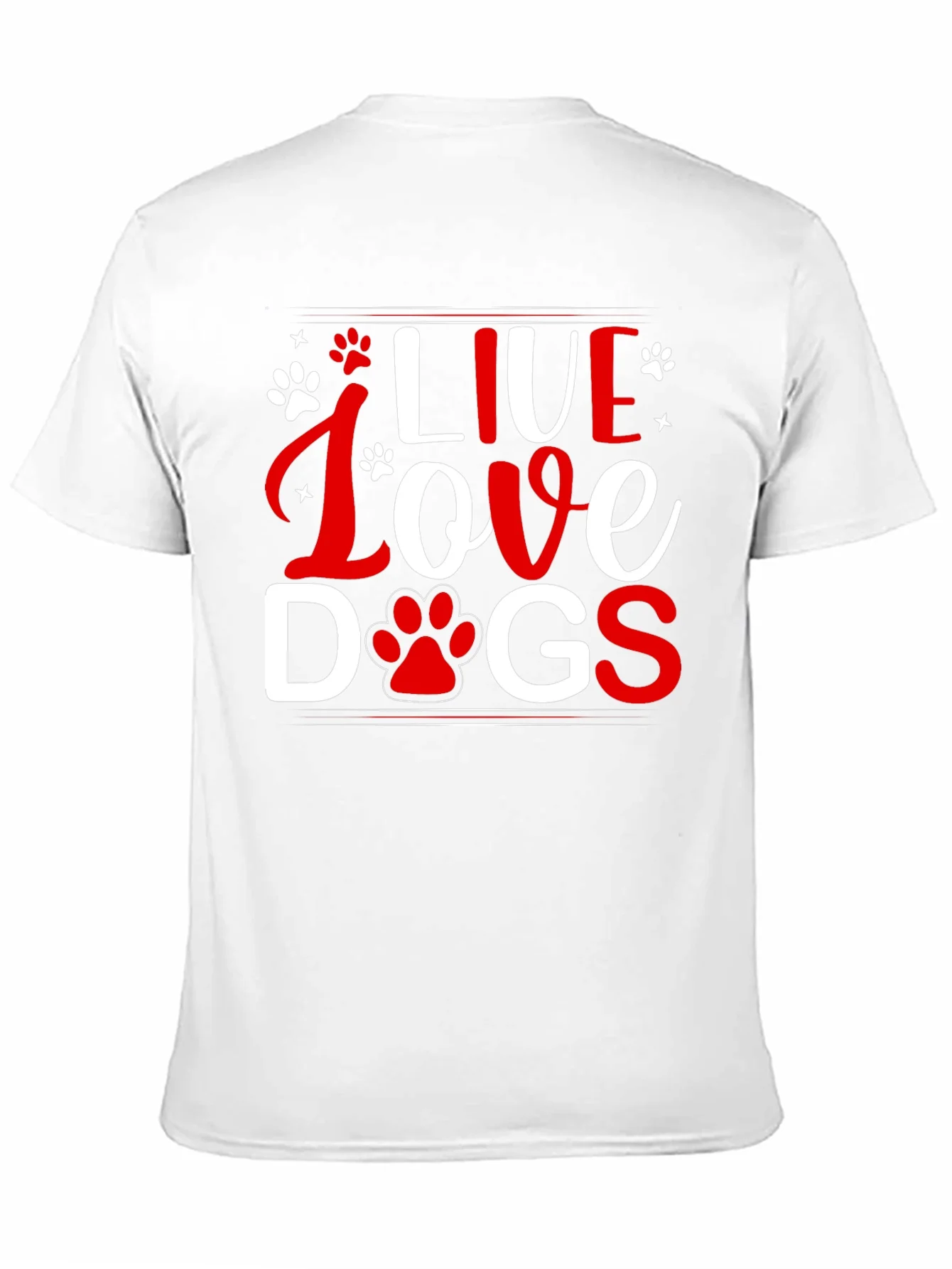 Live Love Dogs Graphic Tee - Unisex T-Shirt