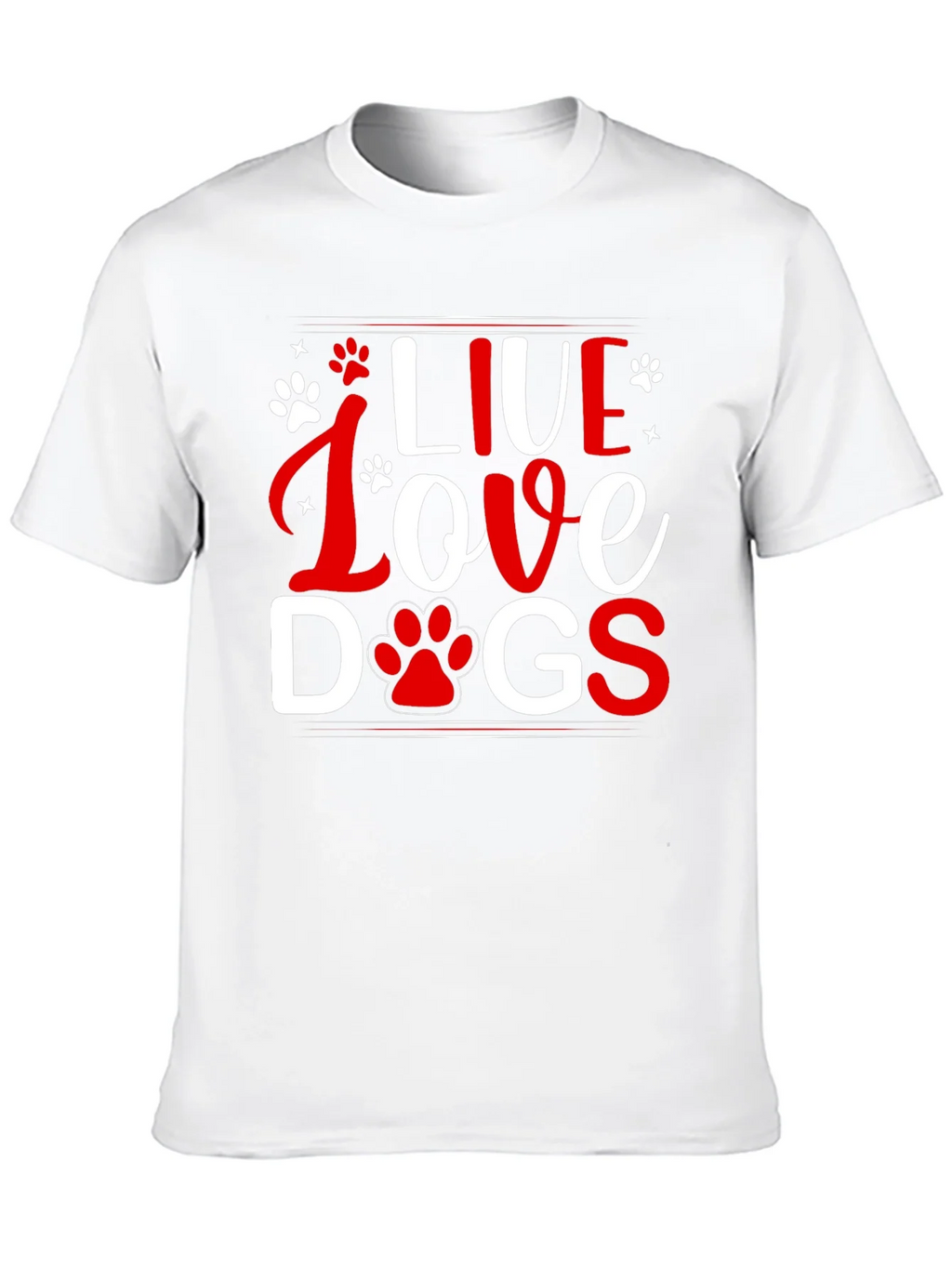 Live Love Dogs Graphic Tee - Unisex T-Shirt
