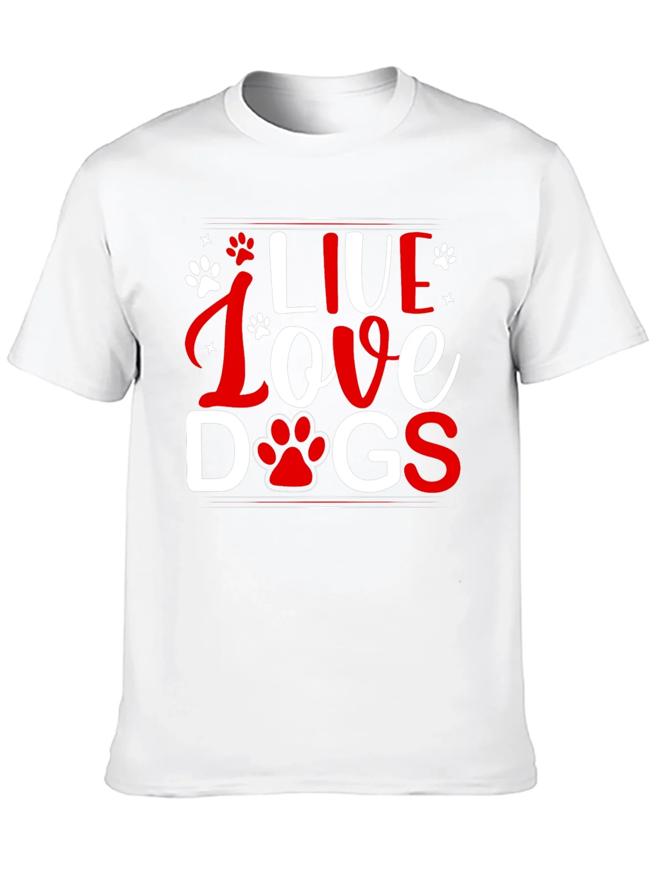 Live Love Dogs Graphic Tee - Unisex T-Shirt
