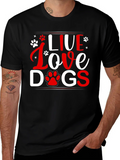 Live Love Dogs Graphic Tee - Unisex T-Shirt