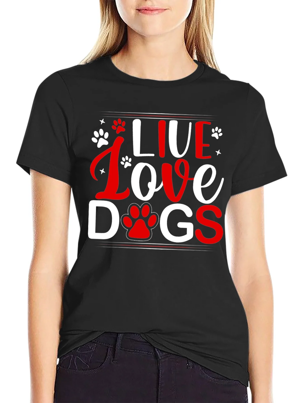 Live Love Dogs Graphic Tee - Unisex T-Shirt