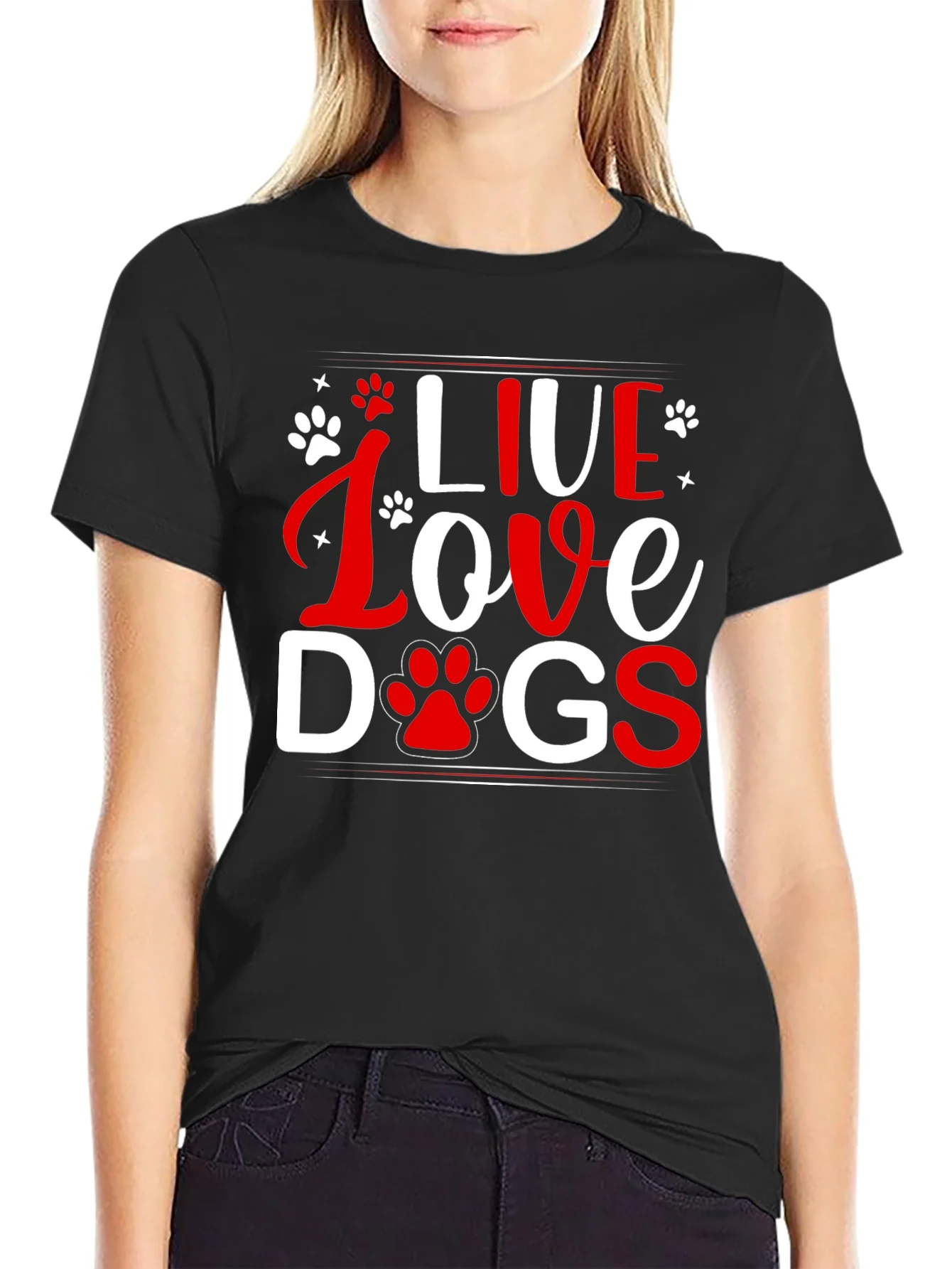 Live Love Dogs Graphic Tee - Unisex T-Shirt